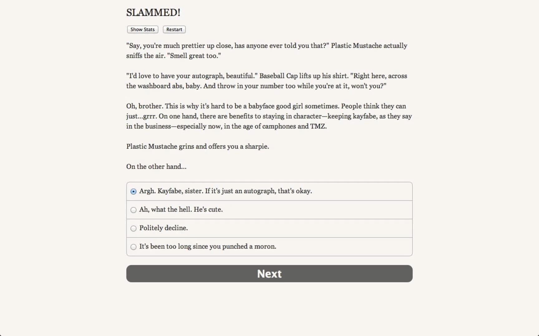 Slammed! screenshot 1