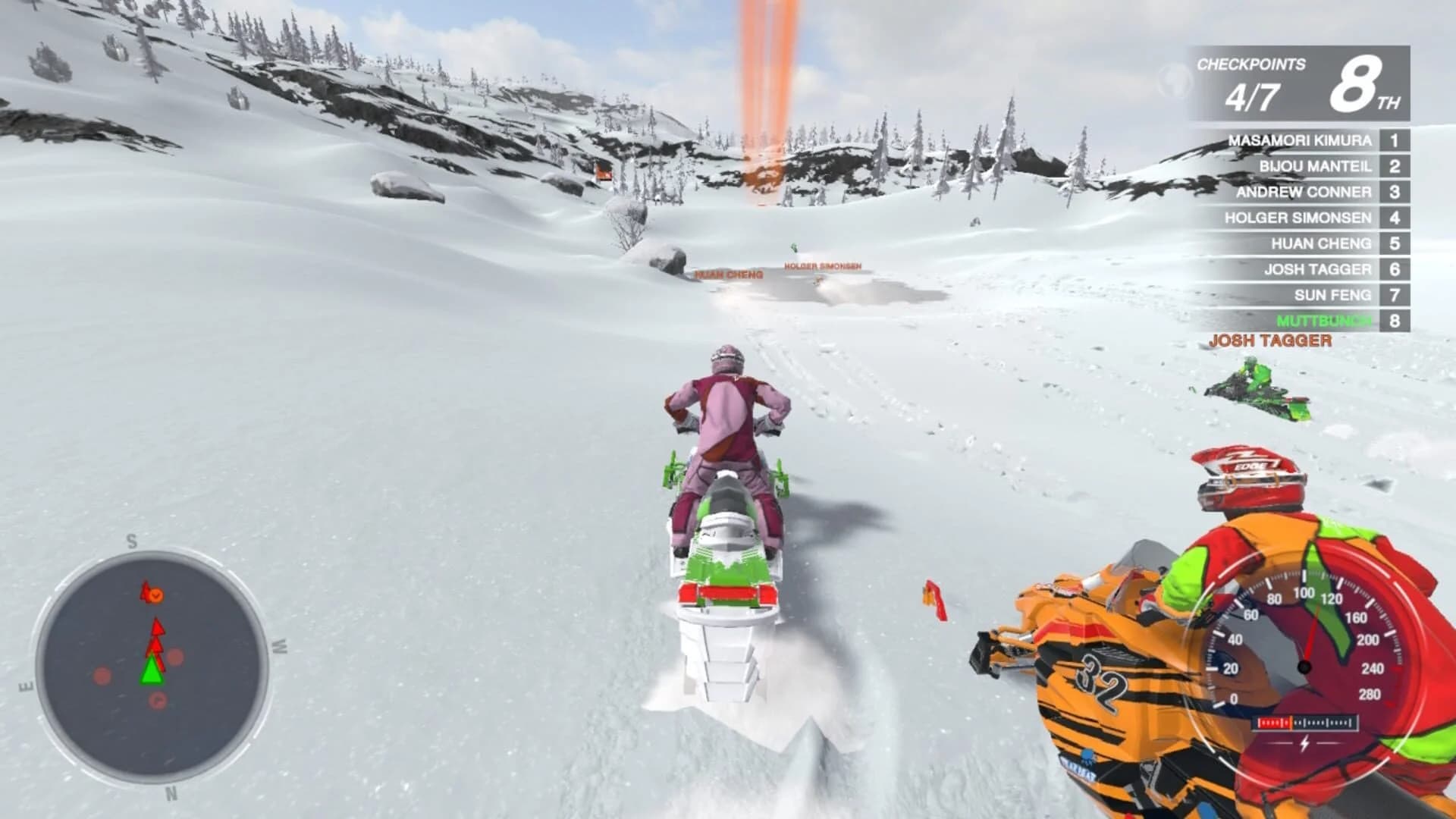 Snow Moto Racing Freedom screenshot 1
