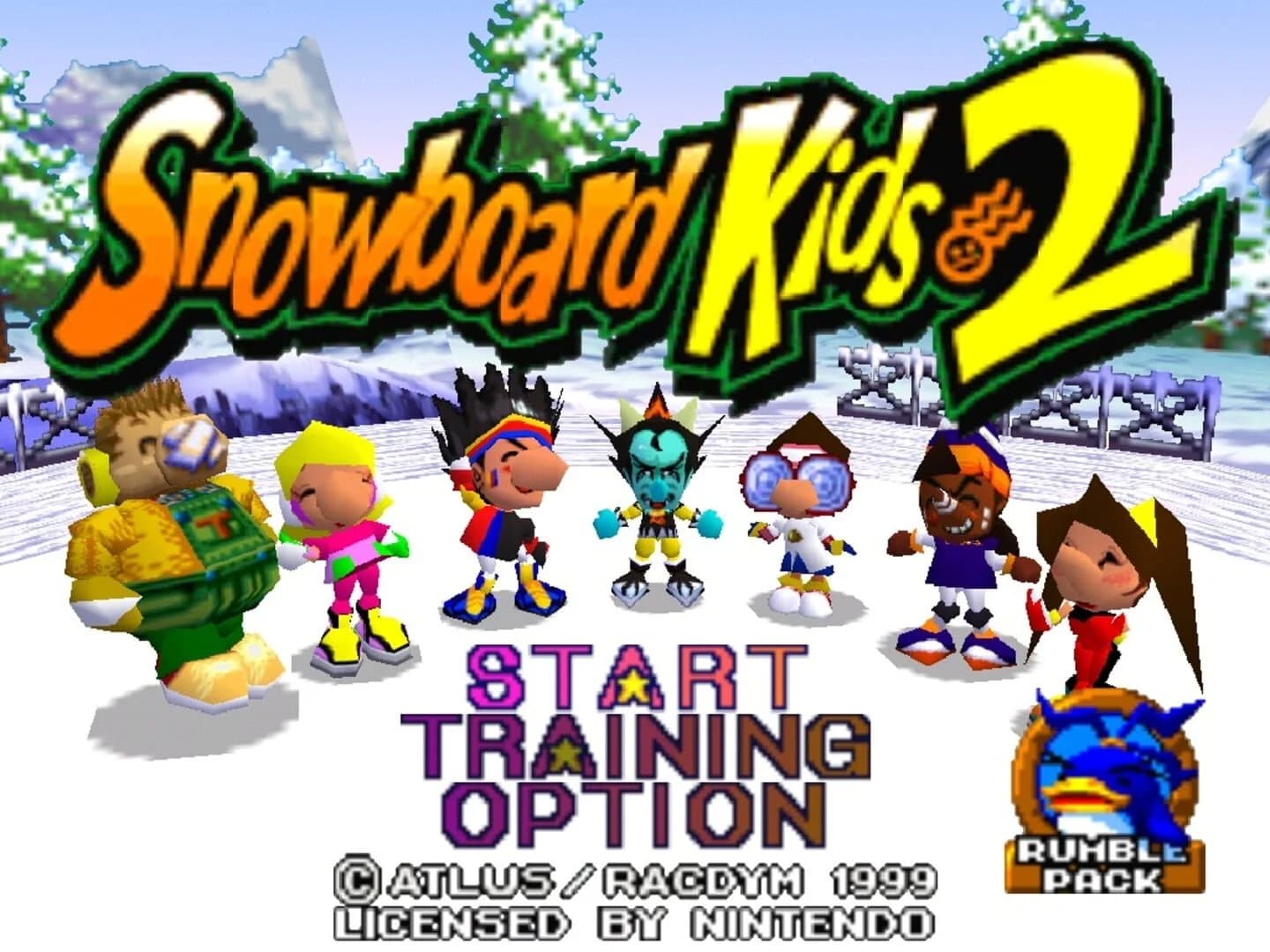 Snowboard Kids 2 screenshot 2