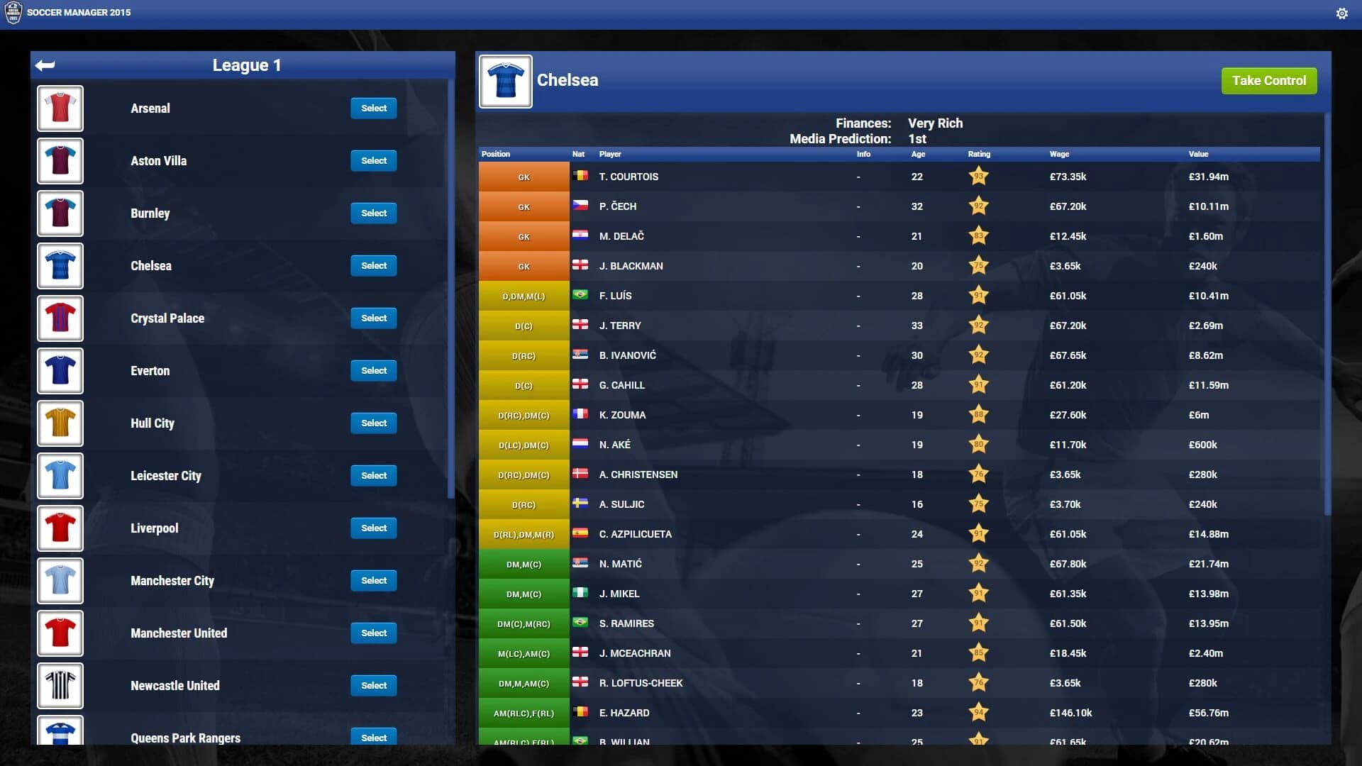 Soccer Manager 2015 screenshot 1