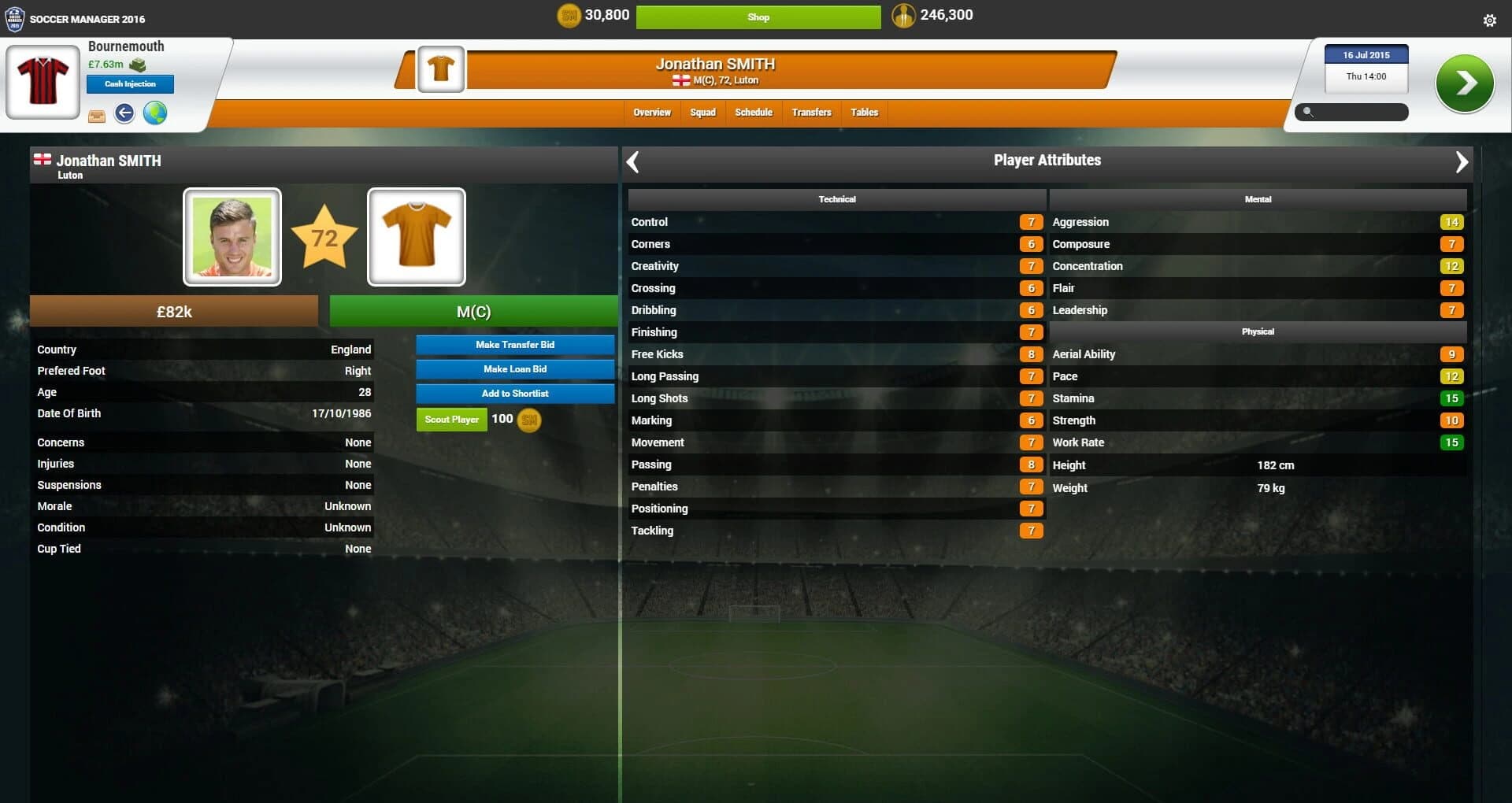 Soccer Manager 2016 screenshot 4