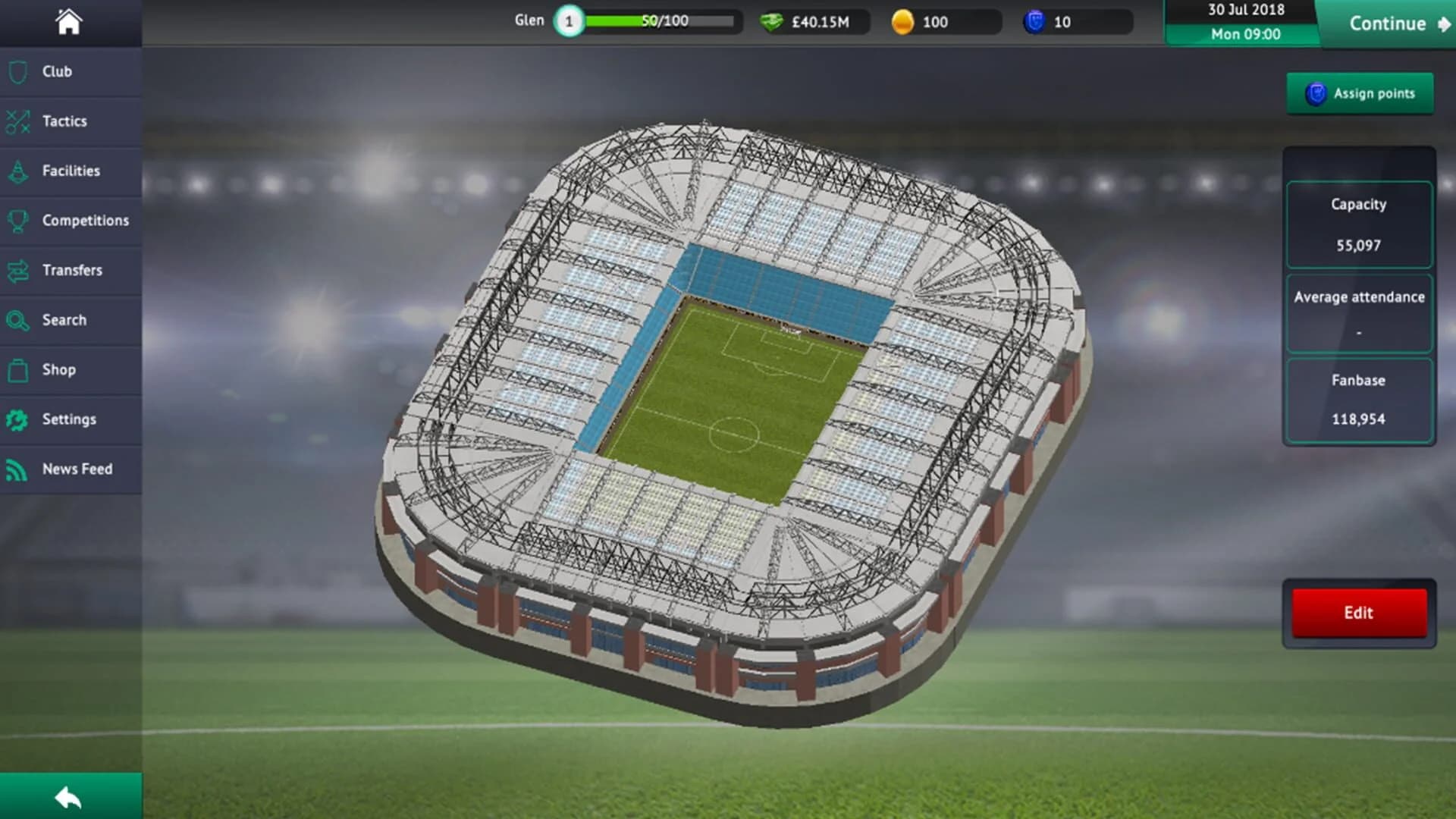 Soccer Manager 2019 screenshot 4
