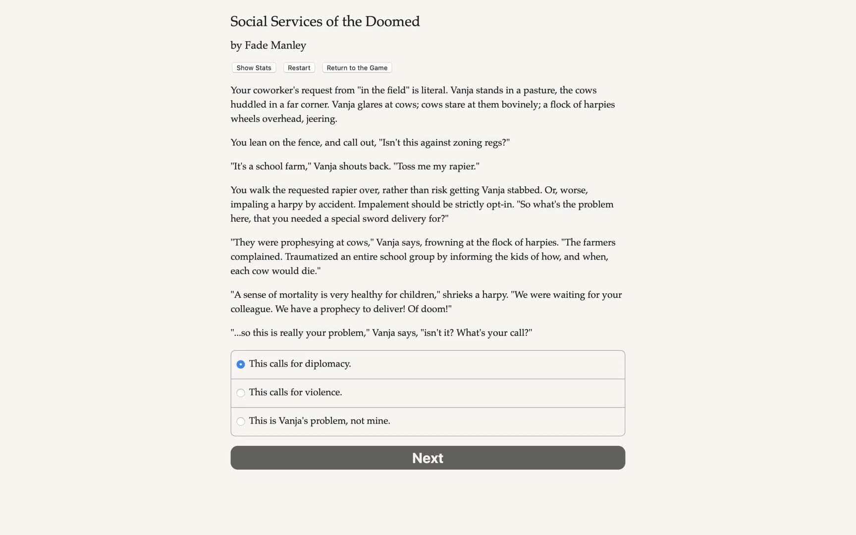 Social Services of the Doomed screenshot 2