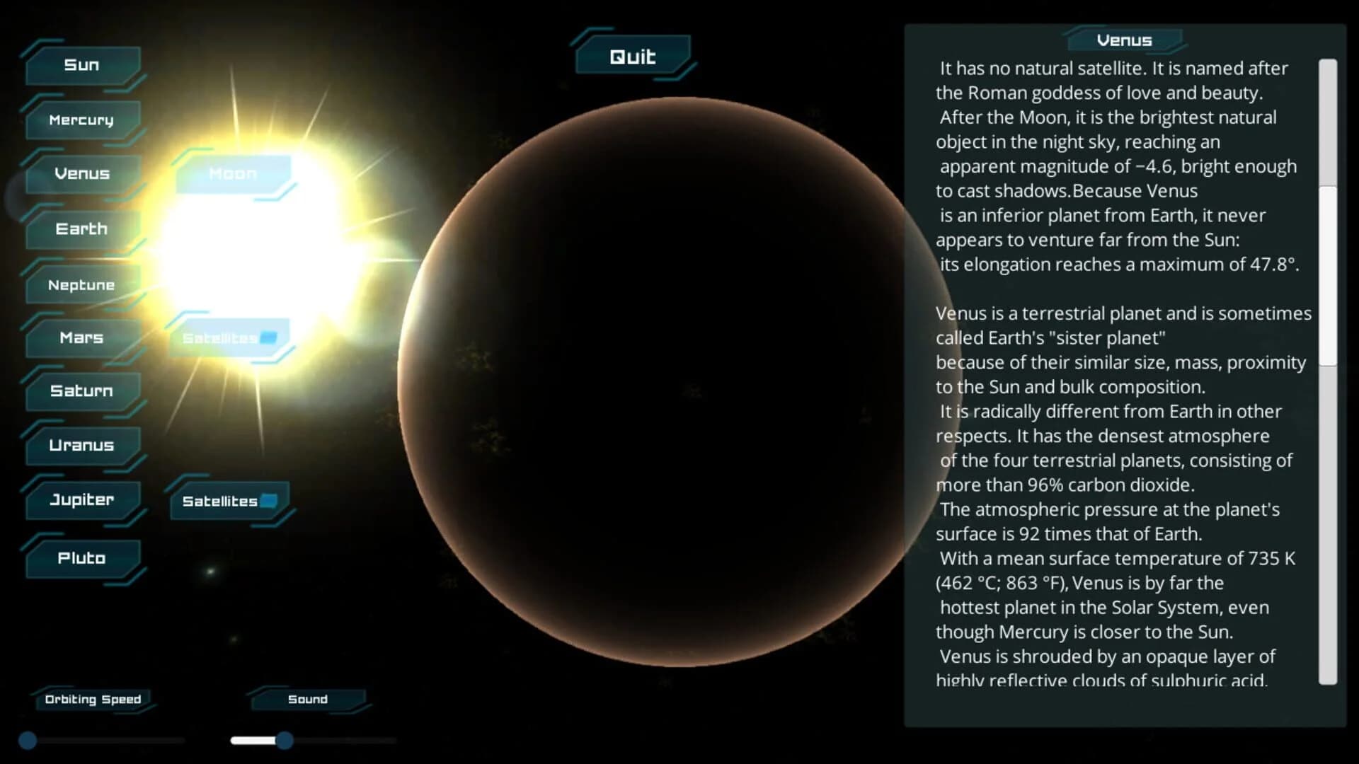 Solar System screenshot 3