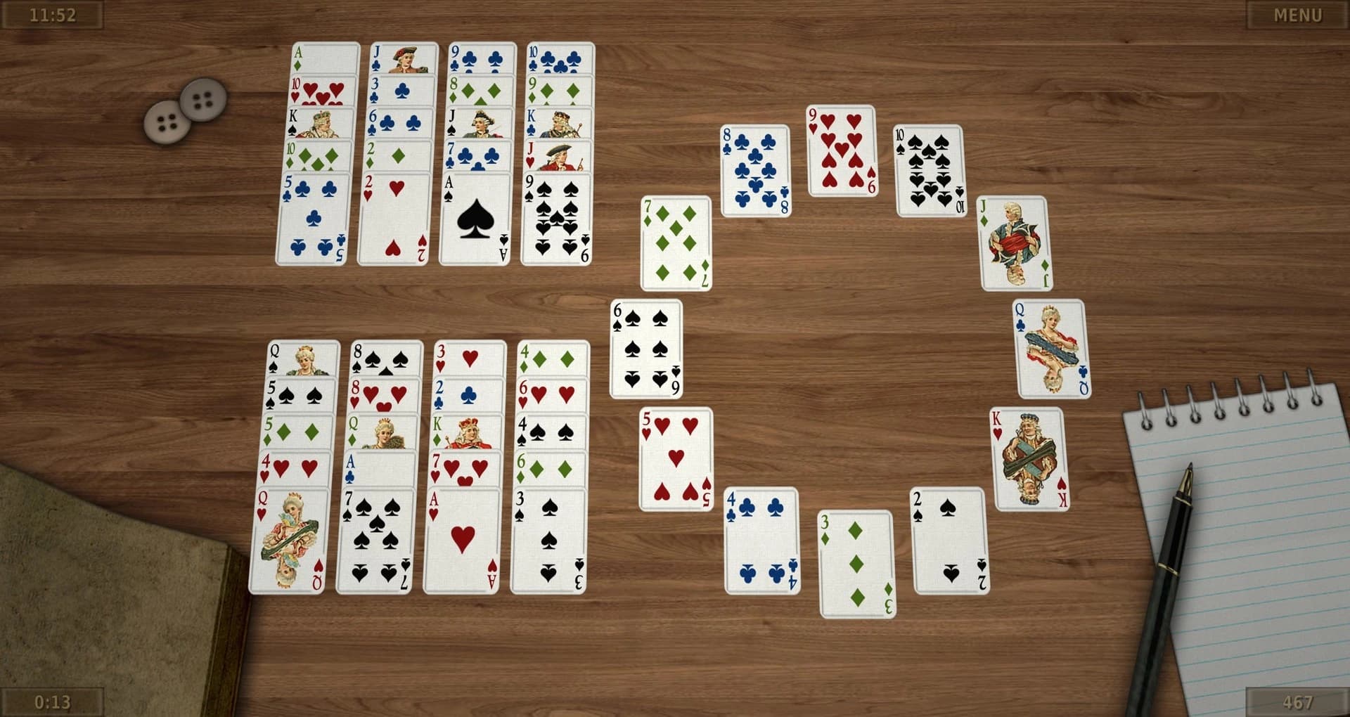 Solitaire 3D screenshot 2