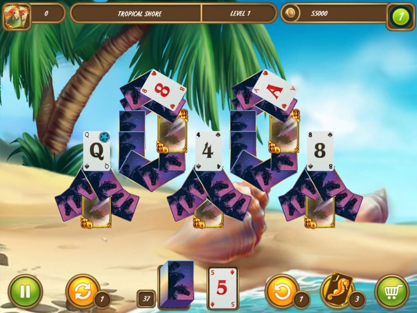 Solitaire Beach Season: Sounds of Waves screenshot 5