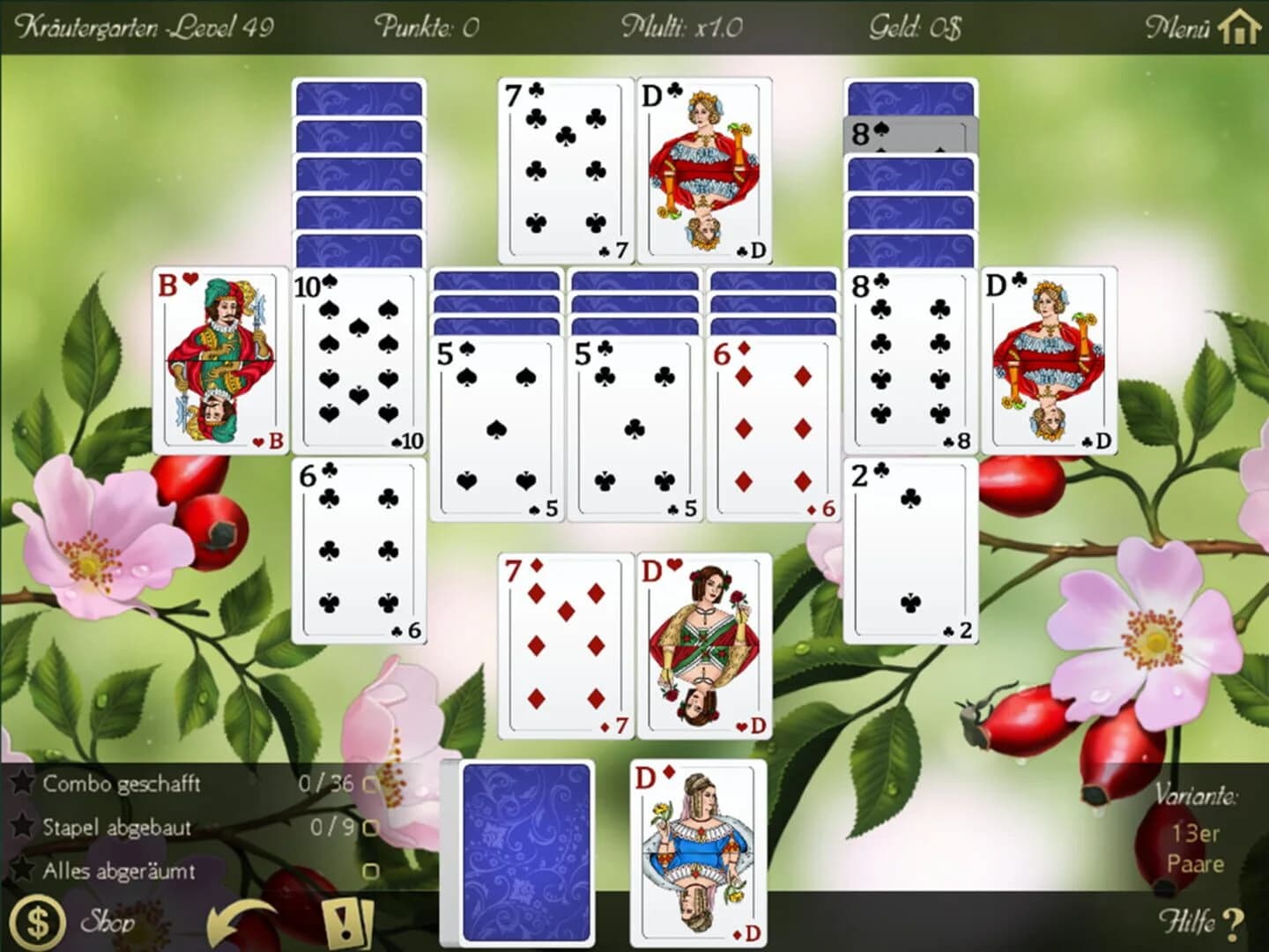 Solitaire: Beautiful Garden Season screenshot 5