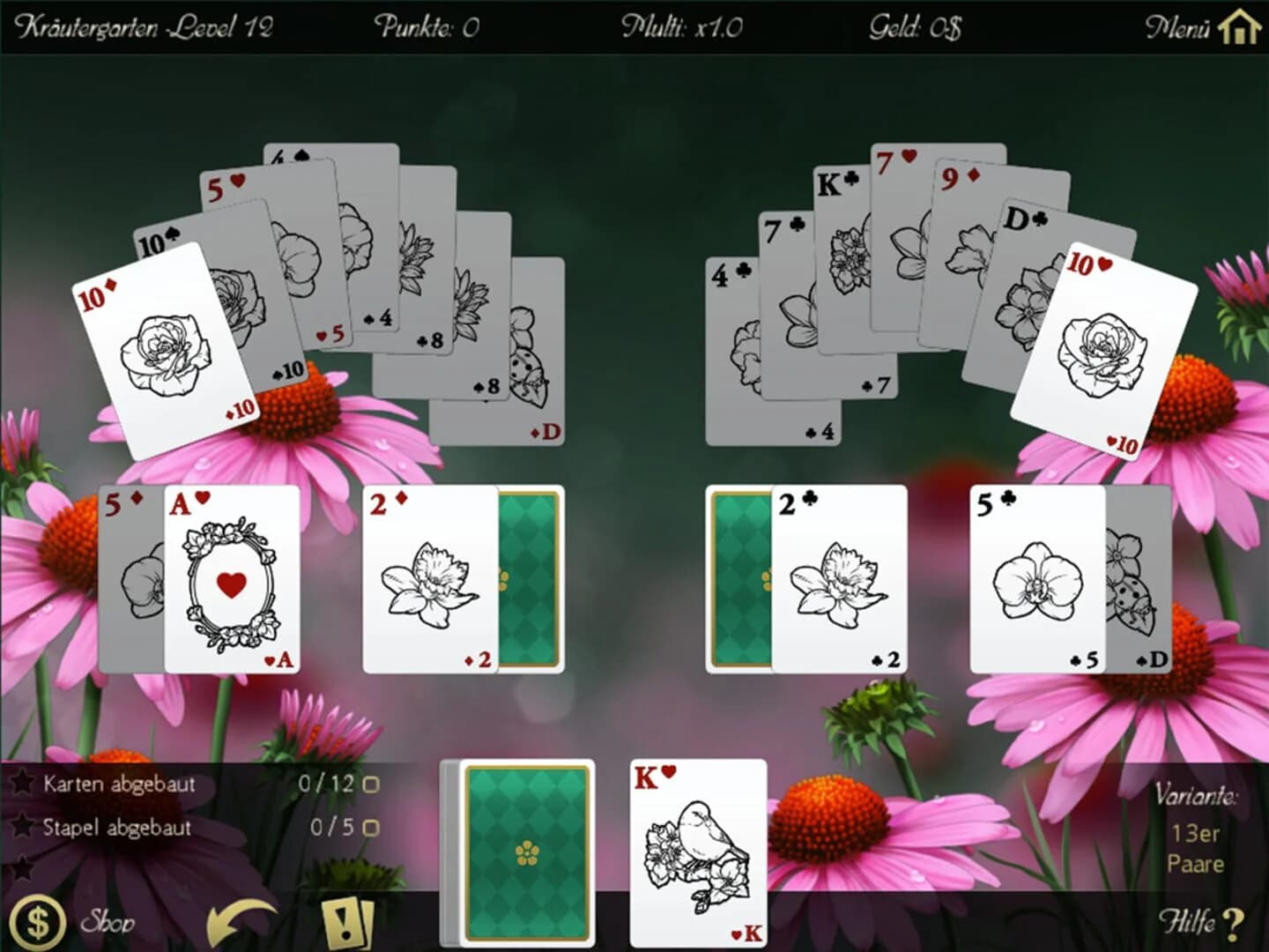 Solitaire: Beautiful Garden Season screenshot 4