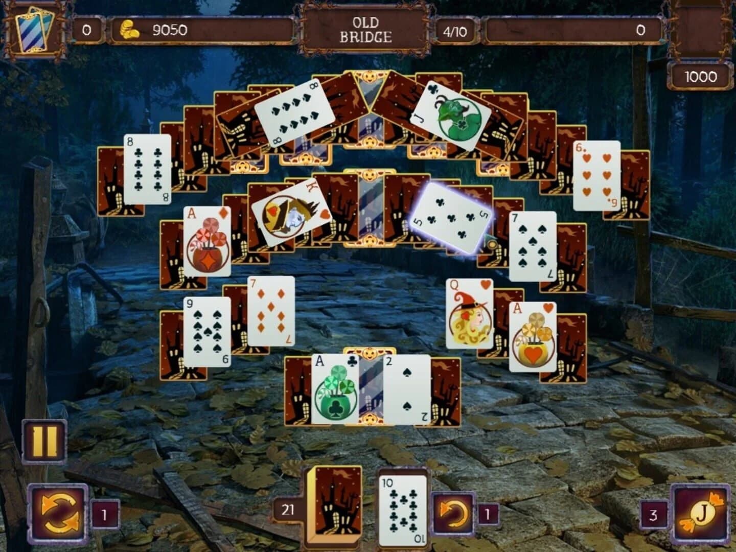 Solitaire Game Halloween screenshot 1