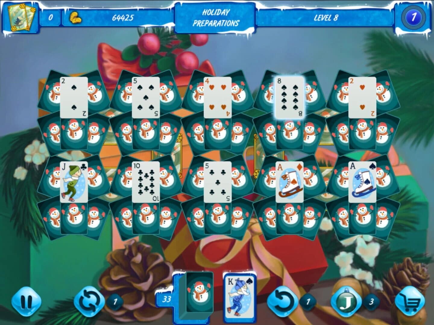 Solitaire Jack Frost: Winter Adventures 2 screenshot 5