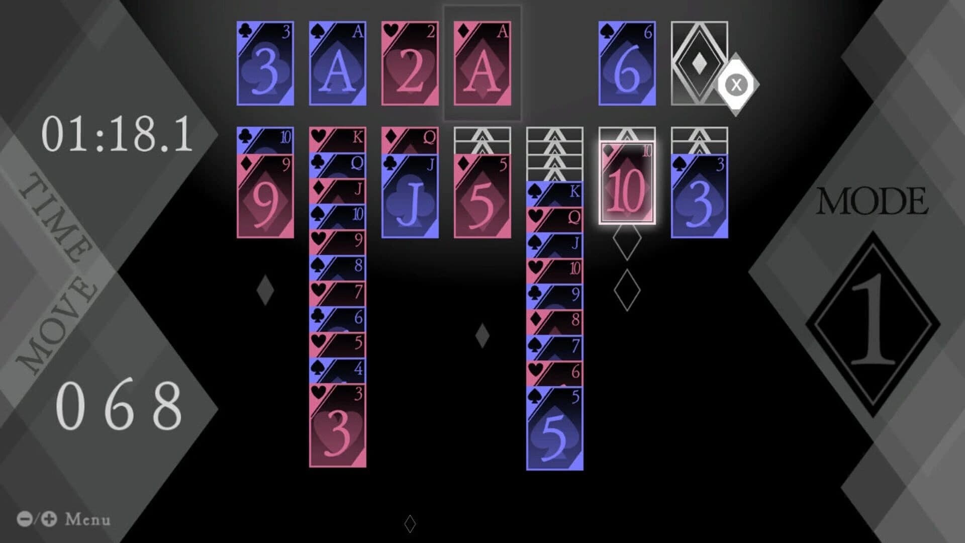 Solitaire Klondike Black screenshot 5
