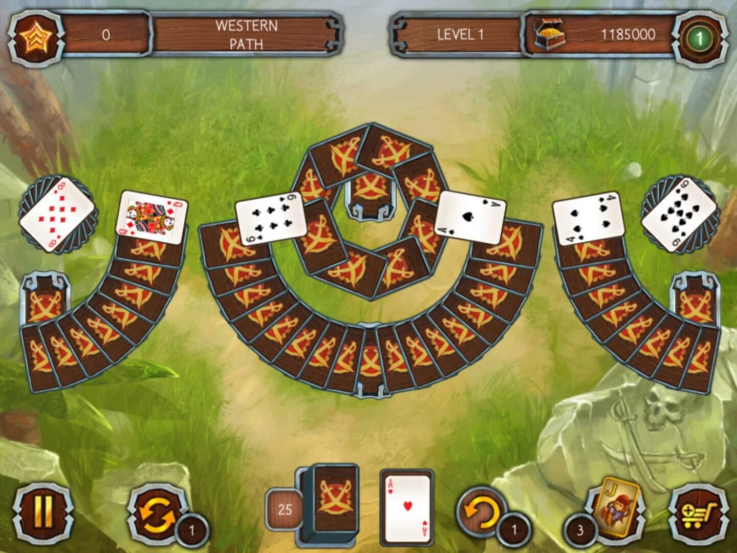 Solitaire Legend of the Pirates screenshot 3