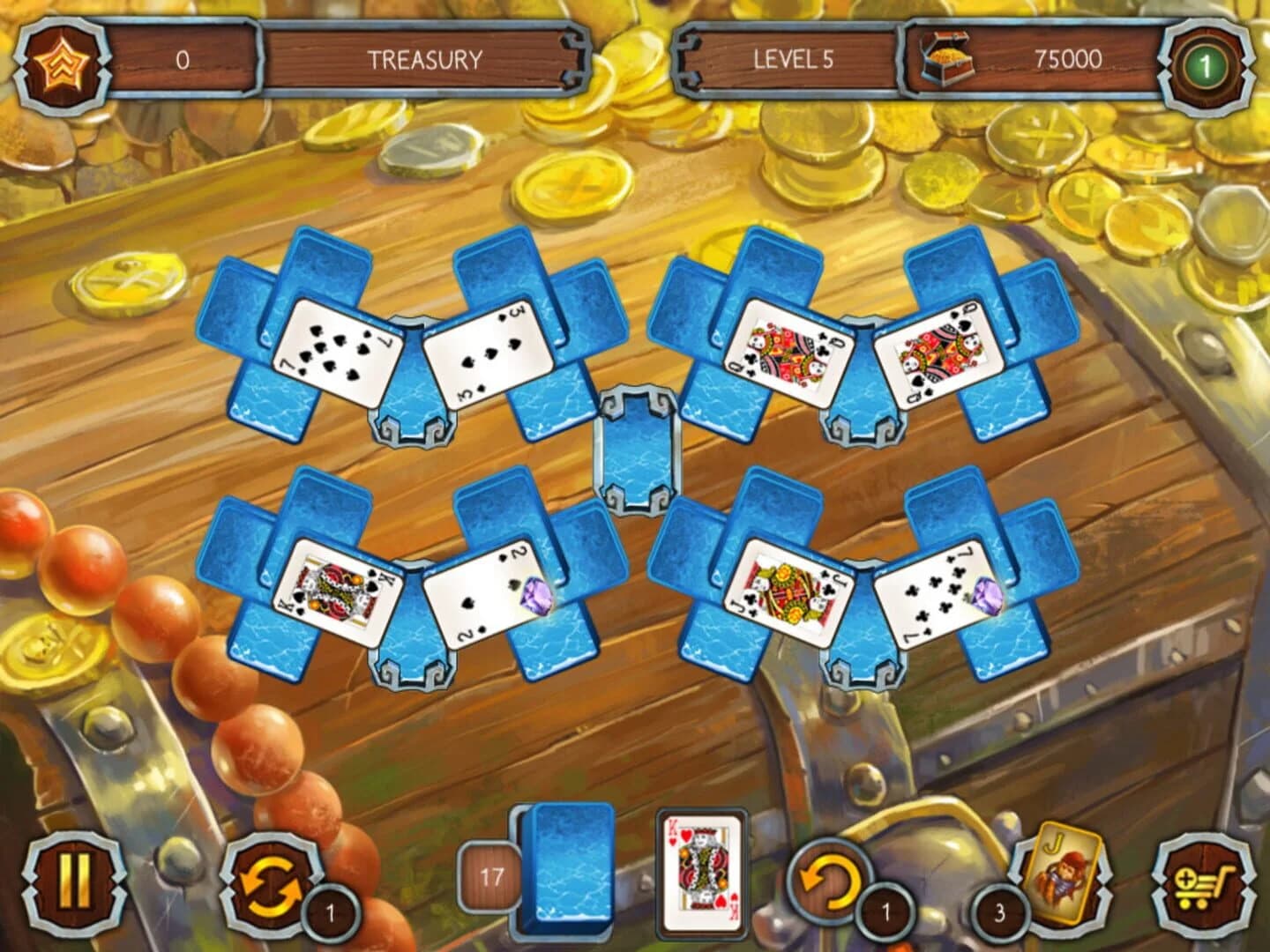 Solitaire Legend of the Pirates 2 screenshot 4