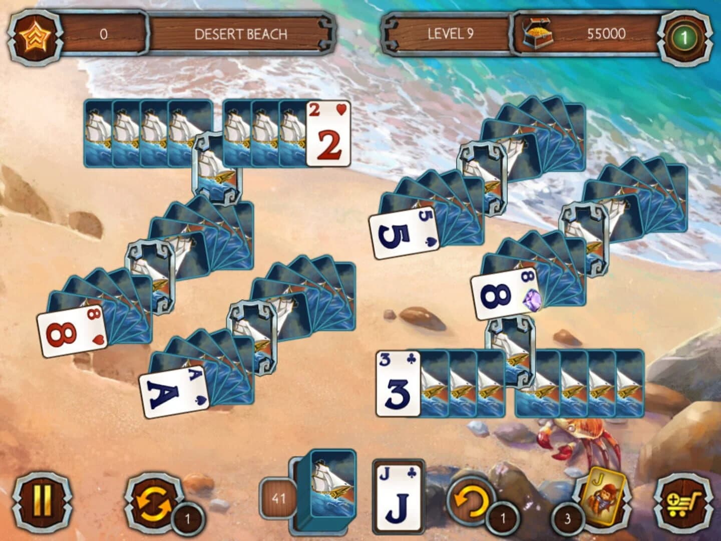 Solitaire Legend of the Pirates 2 screenshot 3
