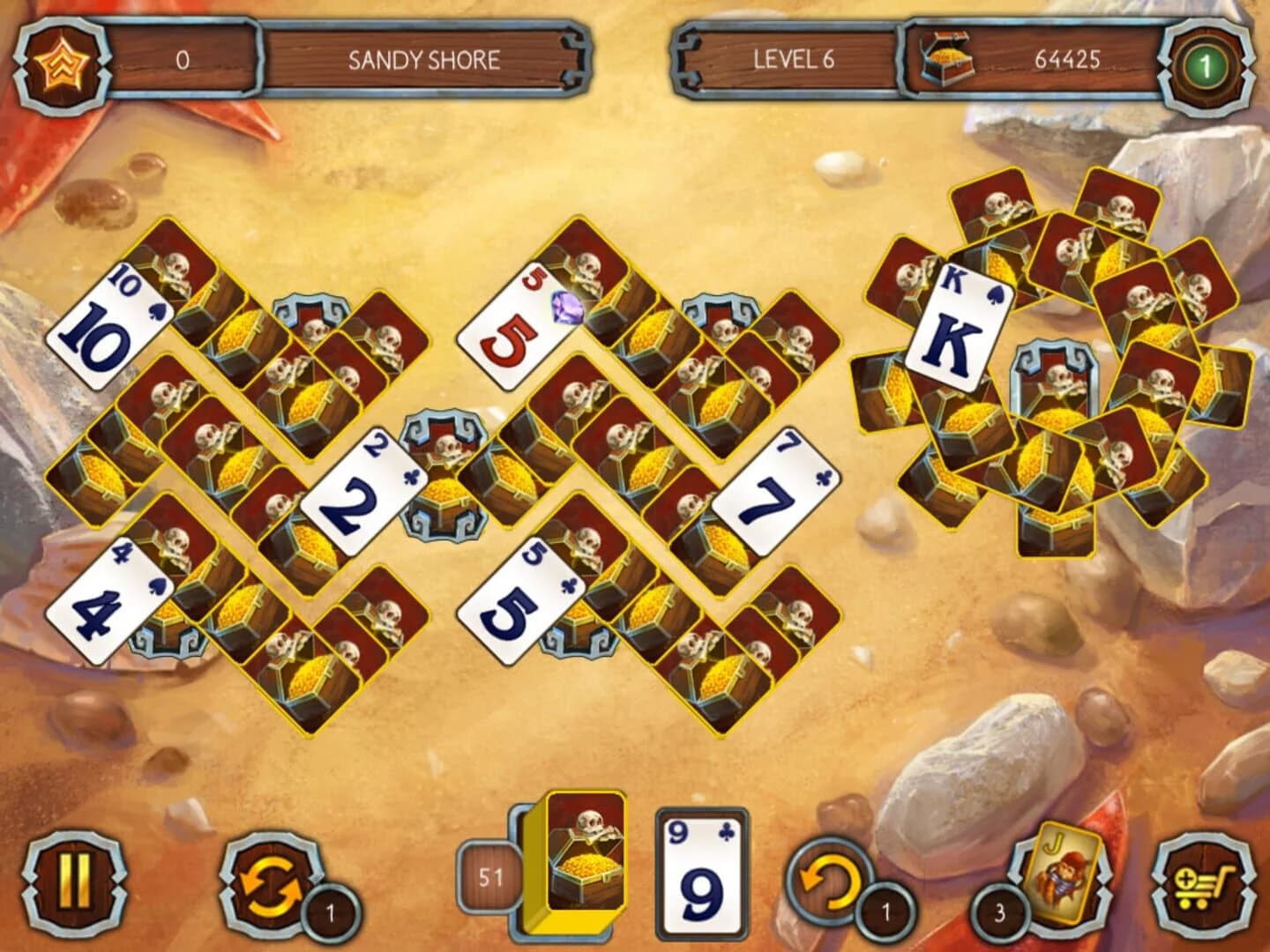 Solitaire Legend of the Pirates 2 screenshot 2