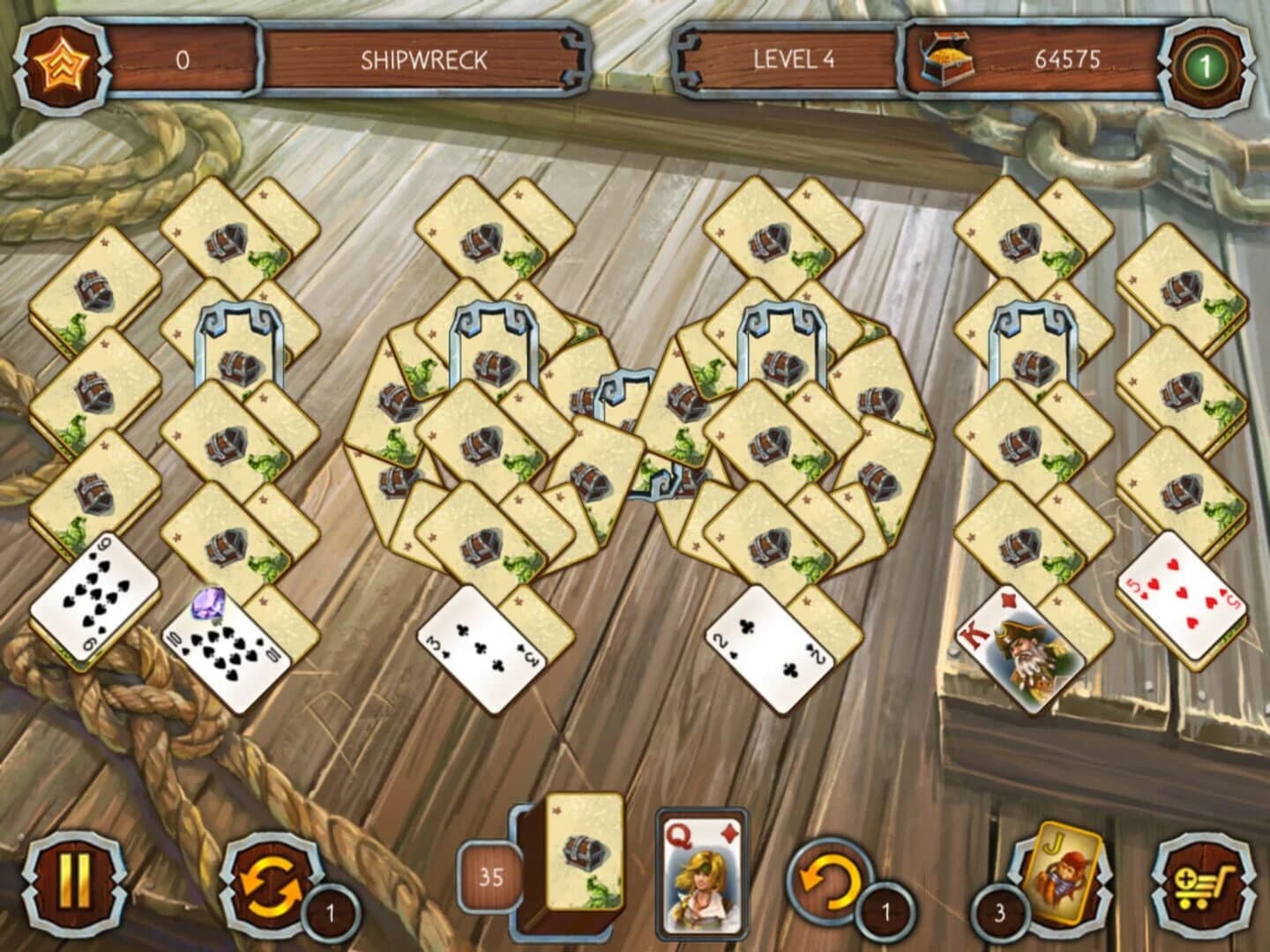 Solitaire Legend of the Pirates 2 screenshot 5