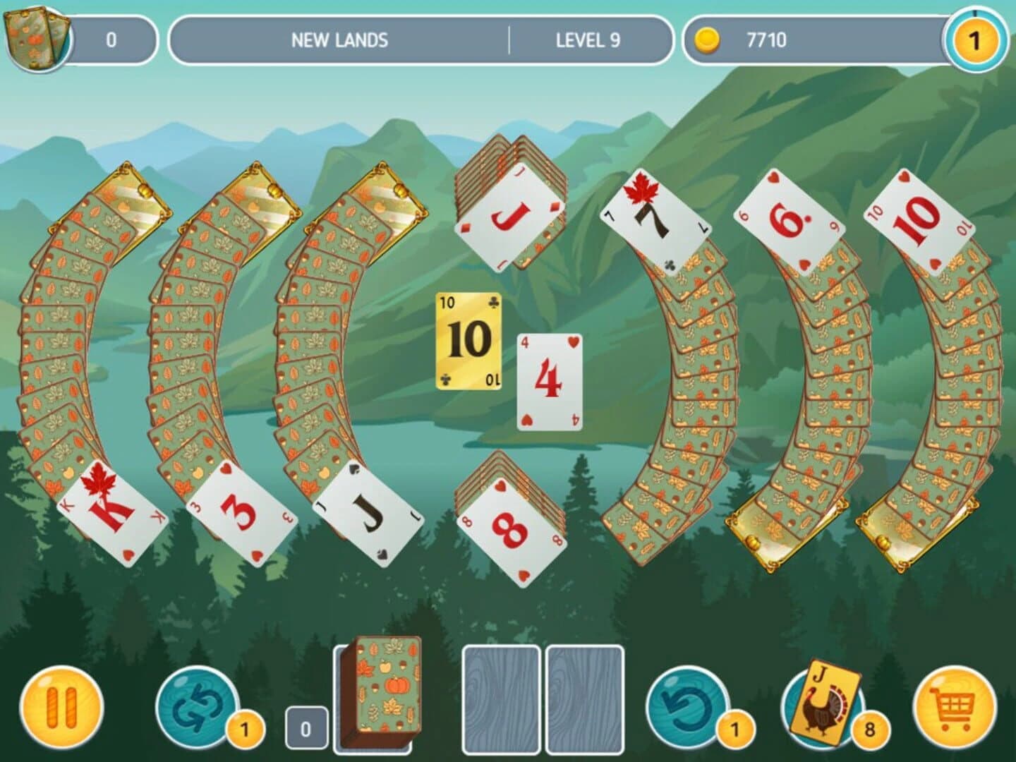 Solitaire Match 2 Cards. Thanksgiving Day screenshot 1