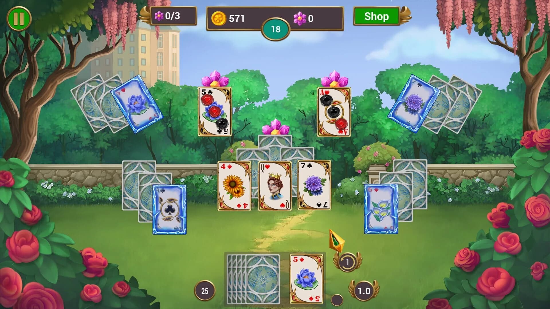 Solitaire Quest: Garden Story screenshot 3