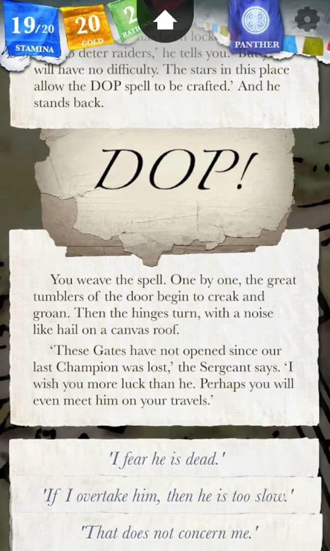 Sorcery! screenshot 1