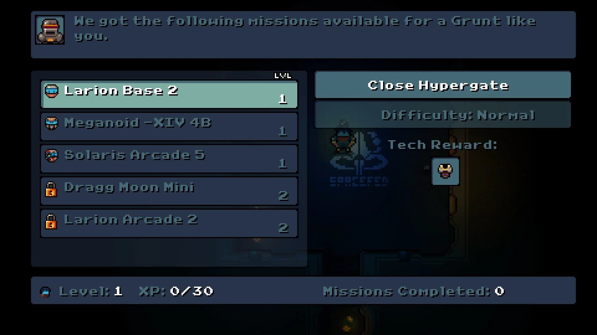 Space Grunts: Chrono Shard screenshot 1