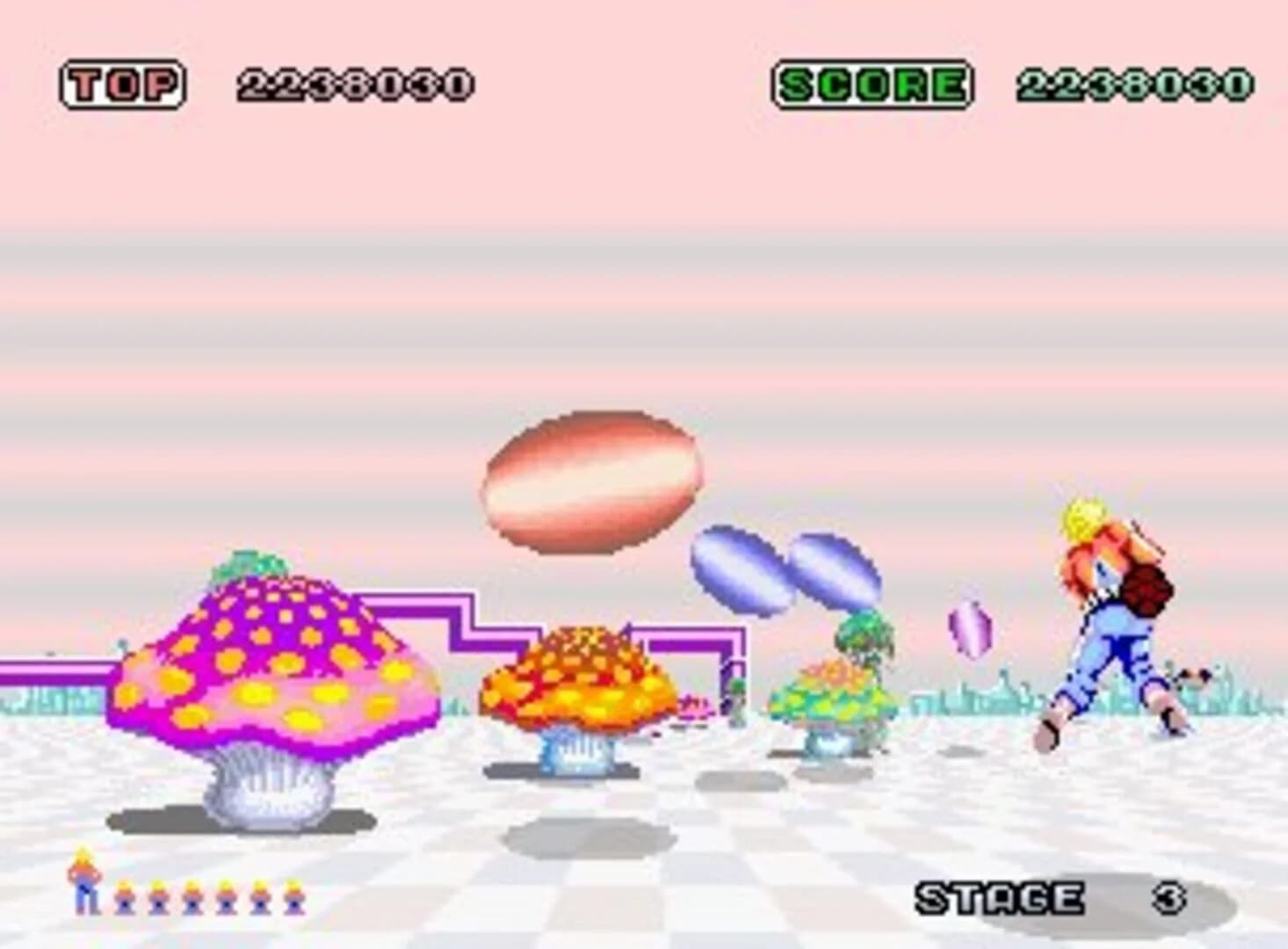 Space Harrier screenshot 4