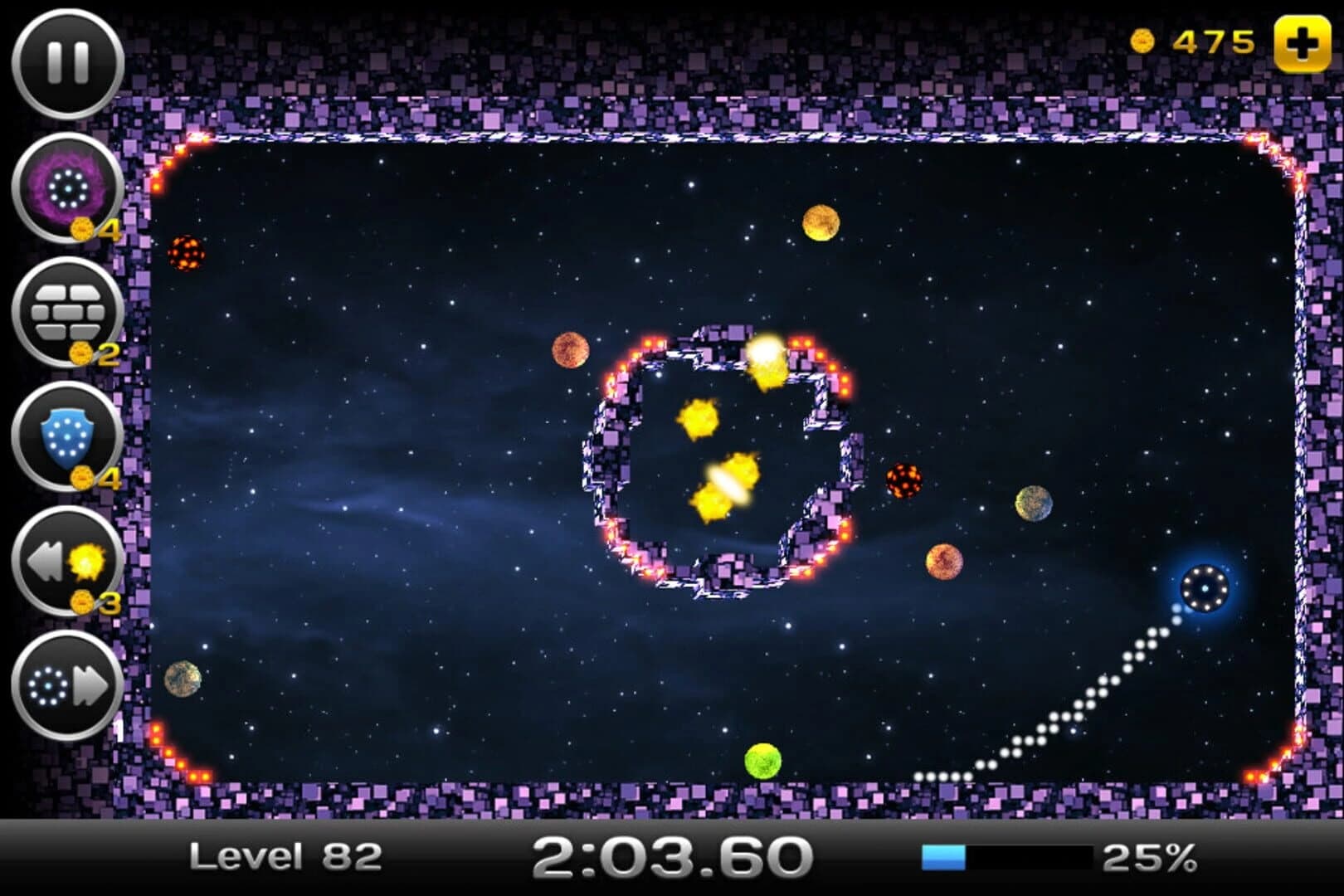Space Xonix screenshot 1
