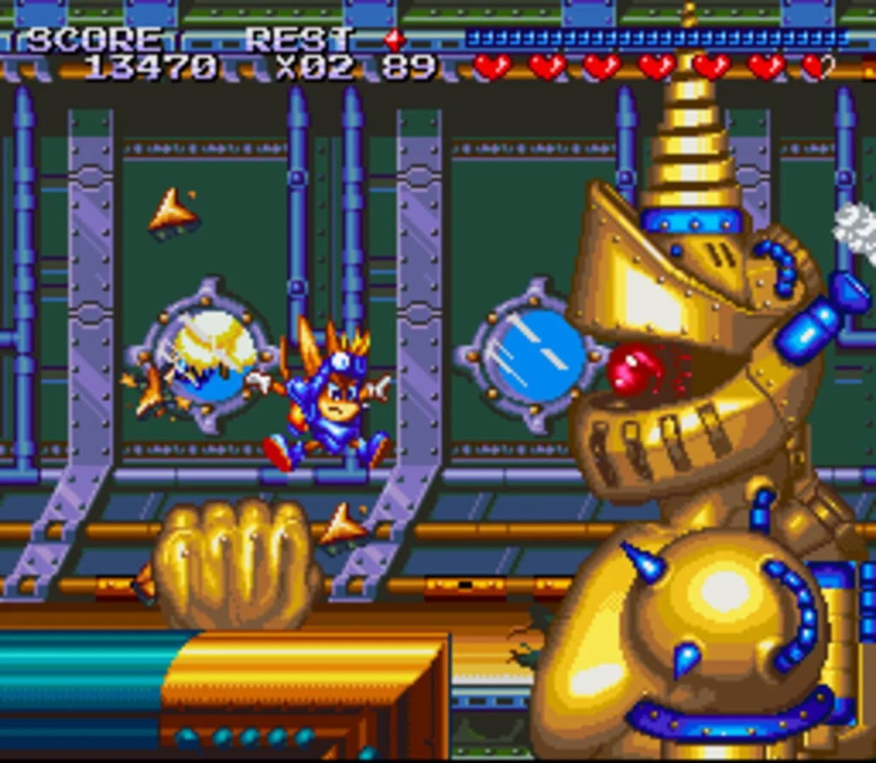 Sparkster screenshot 2