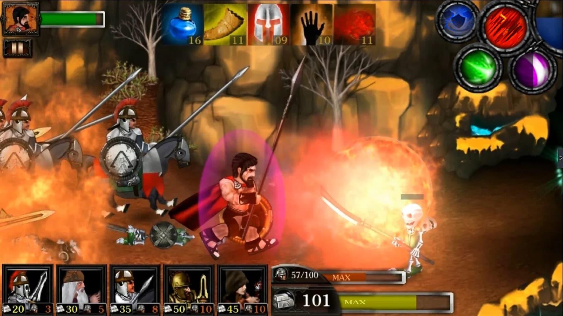 Spartans Vs Zombies Defense screenshot 1