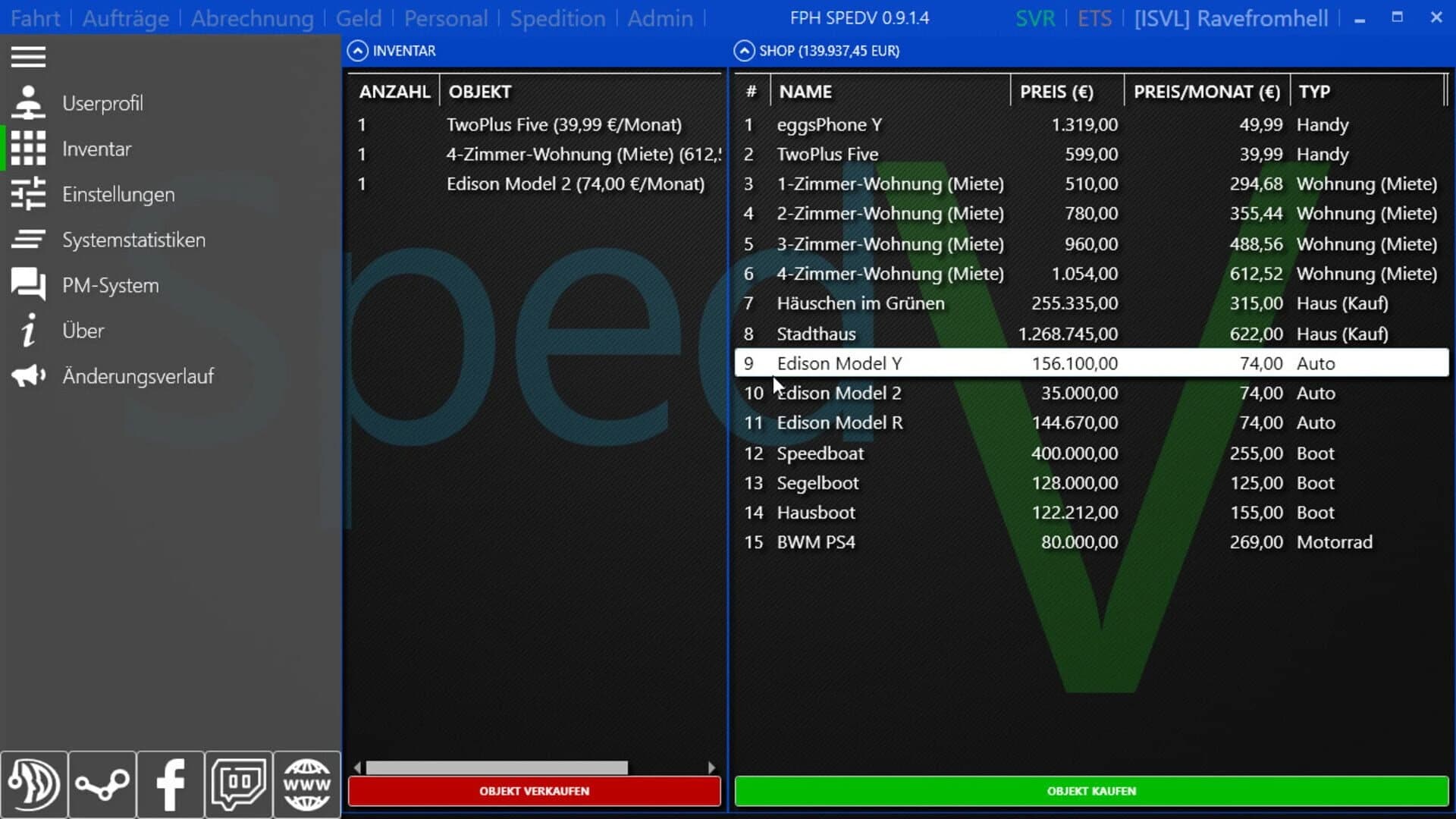 SpedV screenshot 3
