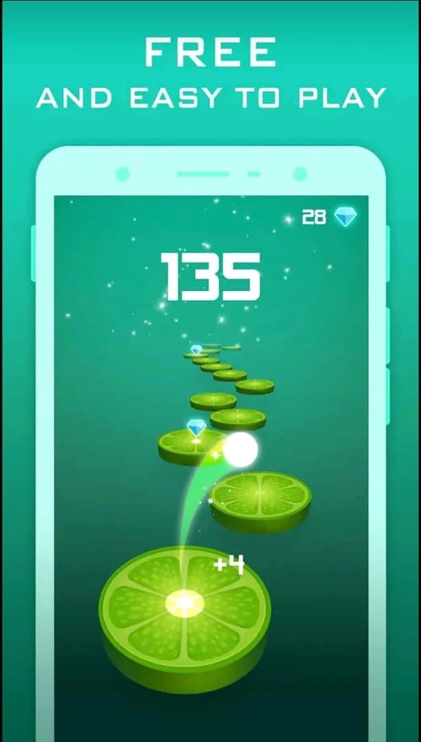 Splashy Tiles: Bouncing to the Beat screenshot 1