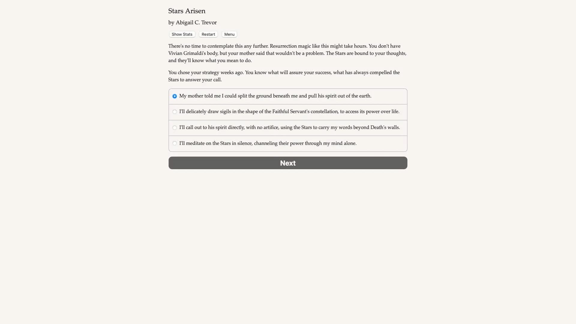 Stars Arisen screenshot 1