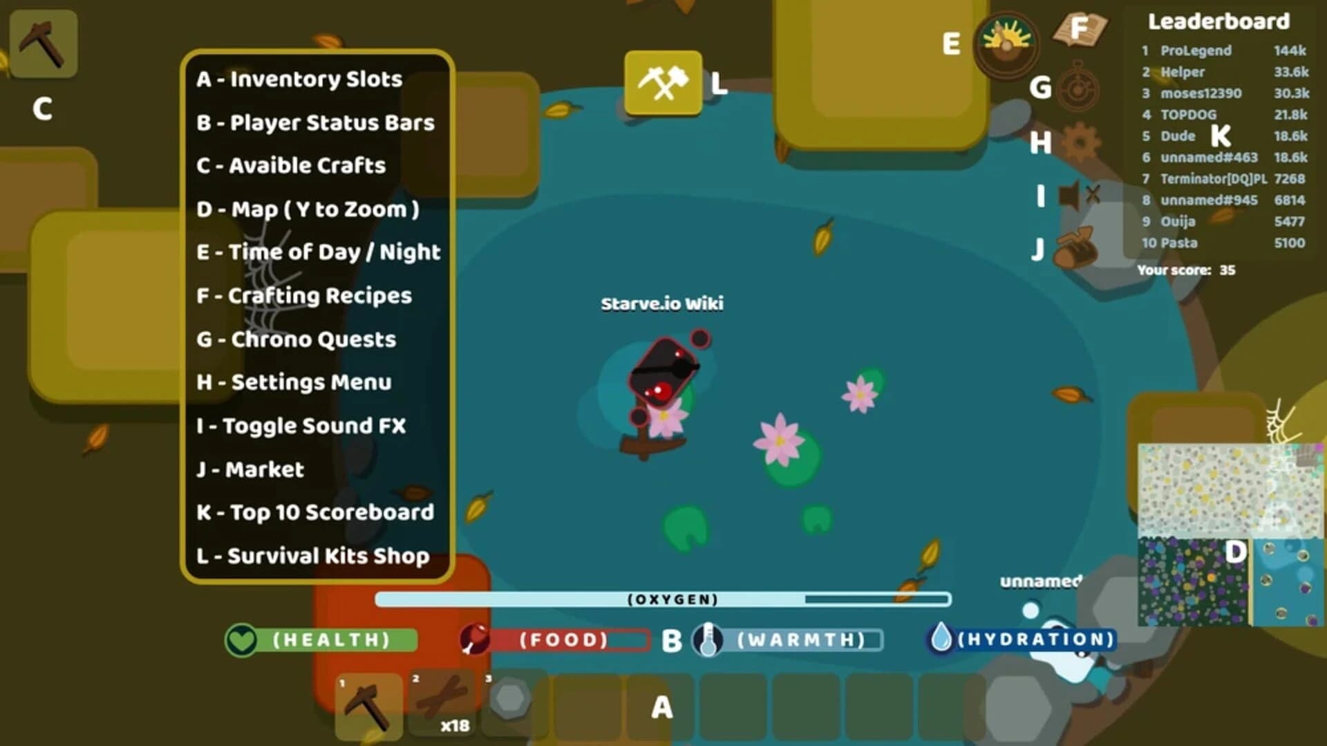 Starve.io screenshot 1