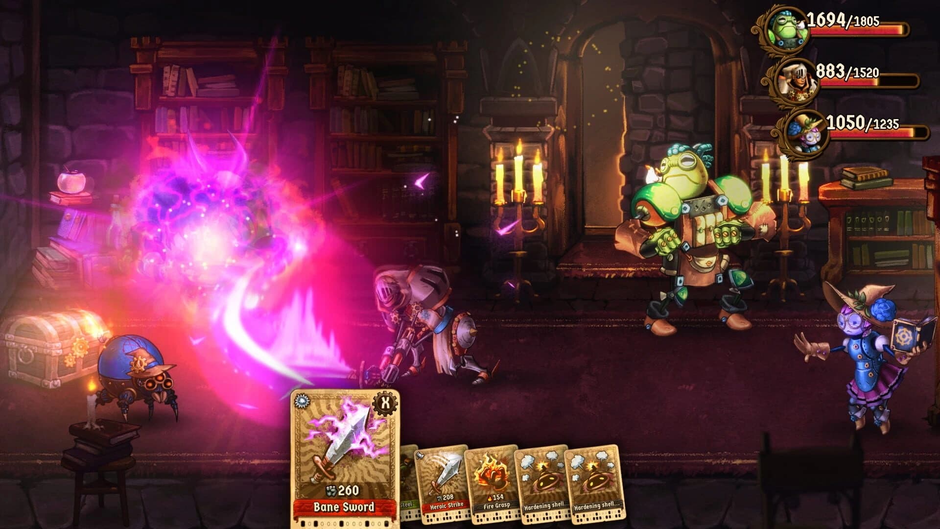 SteamWorld Quest: Hand of Gilgamech screenshot 2