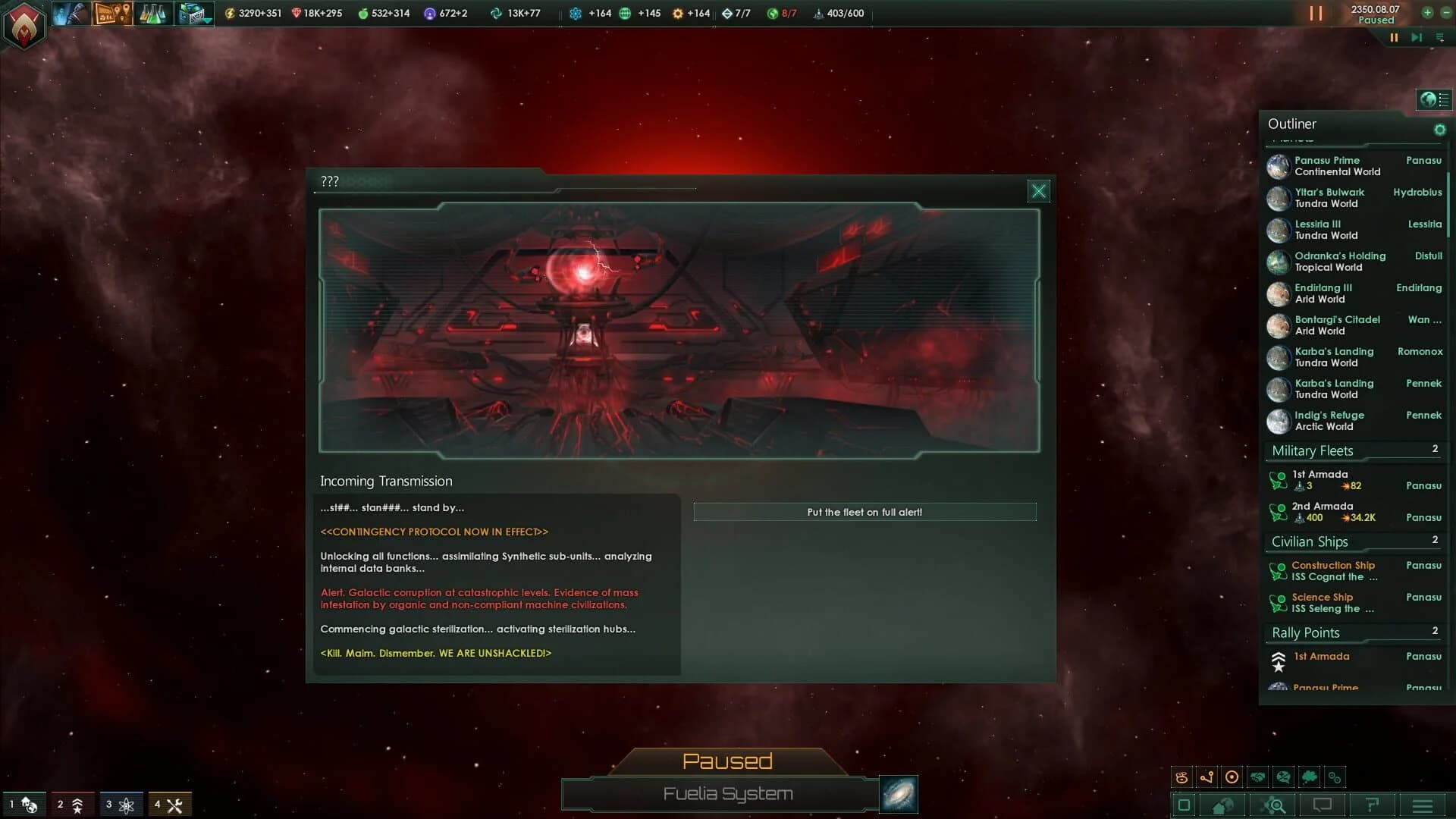 Stellaris: Synthetic Dawn screenshot 1