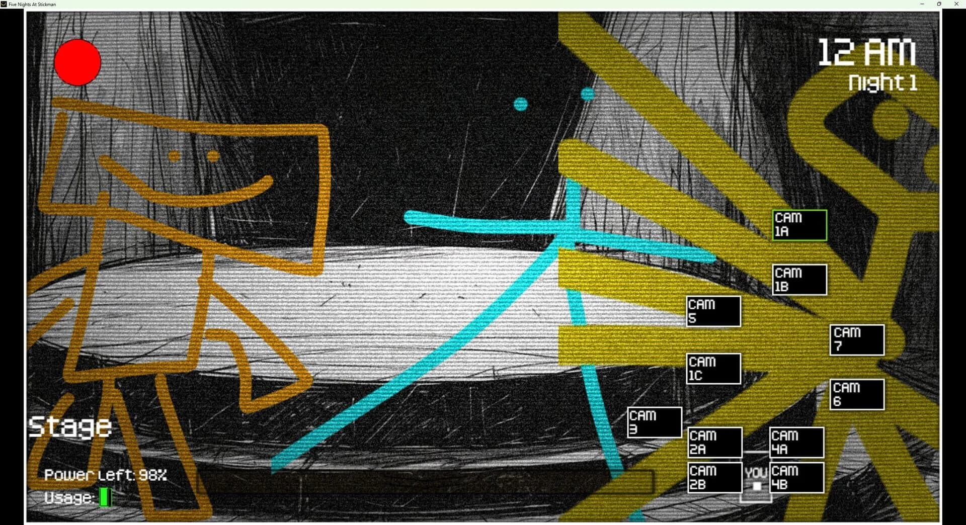 Stickman Five Nights Survival screenshot 2