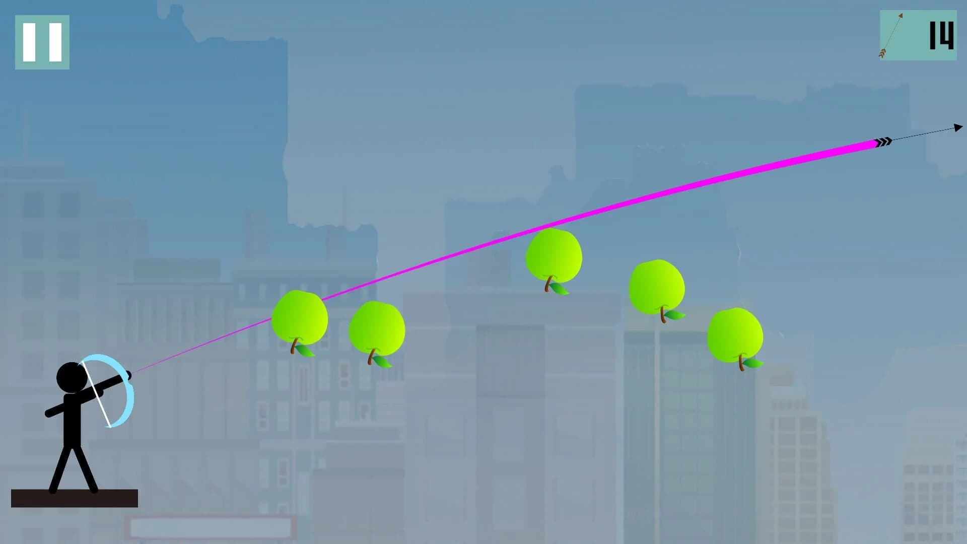 Stickman - Killer of Apples screenshot 1