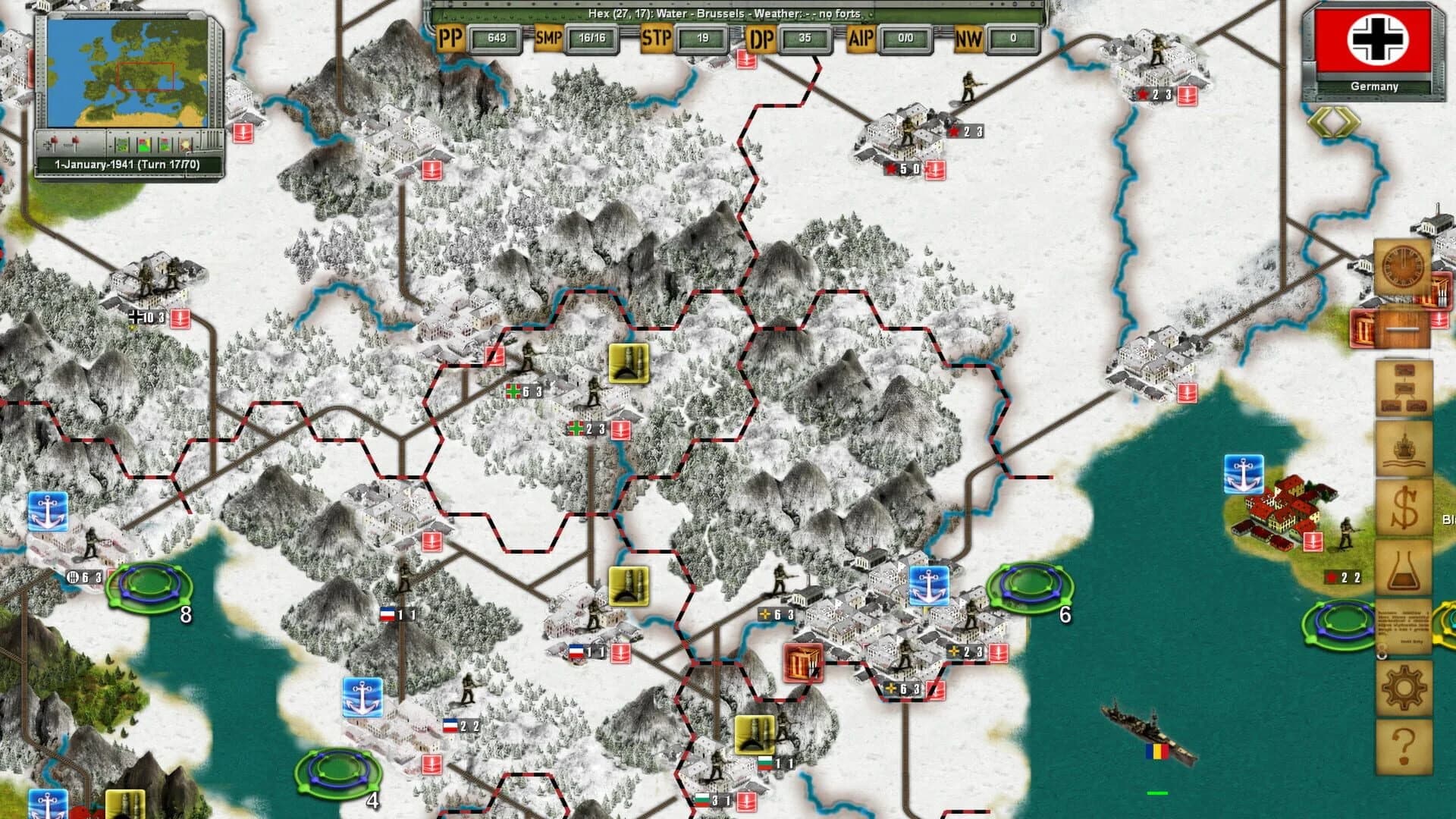 Strategic War in Europe screenshot 2