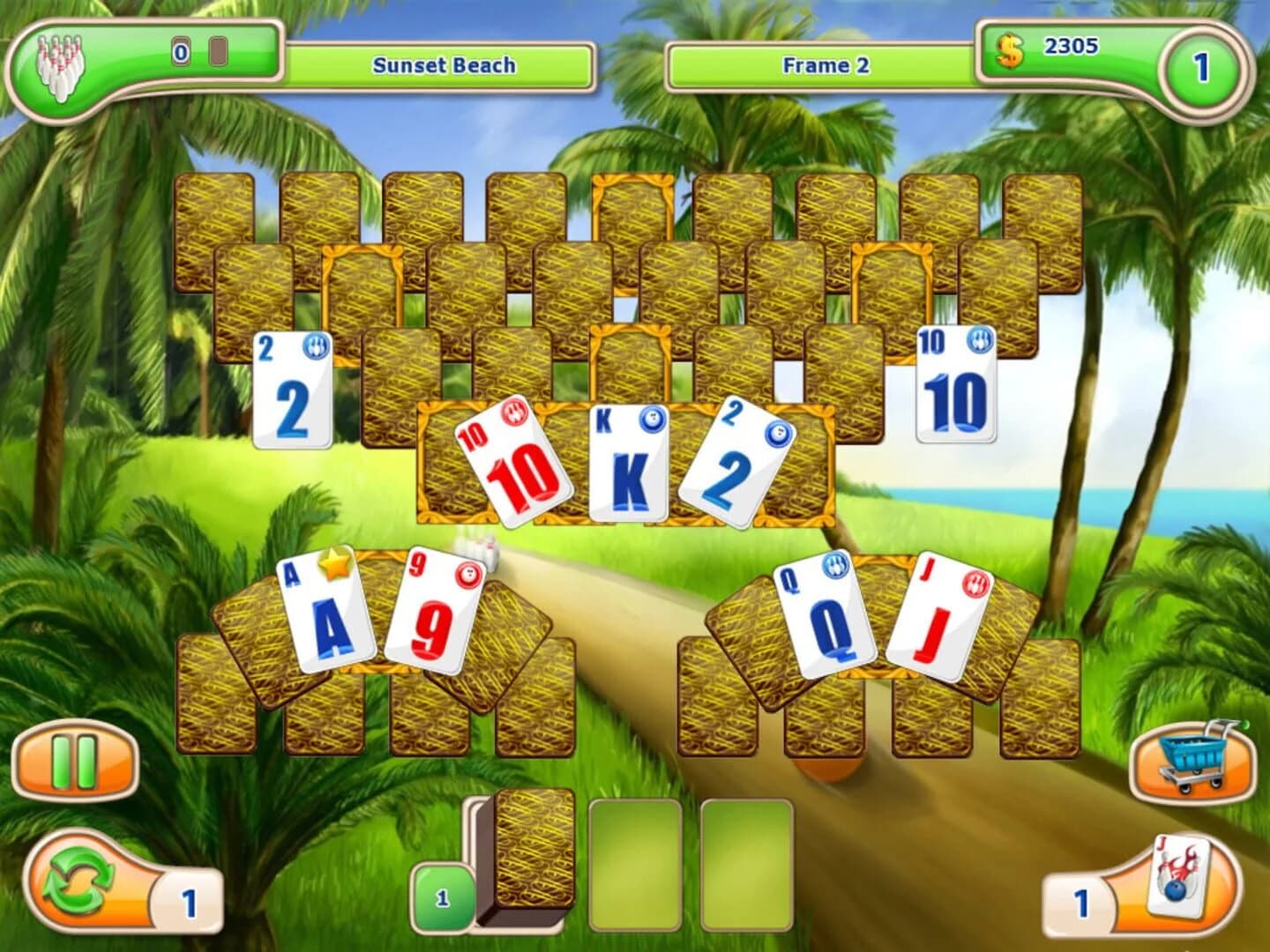 Strike Solitaire 2 screenshot 1