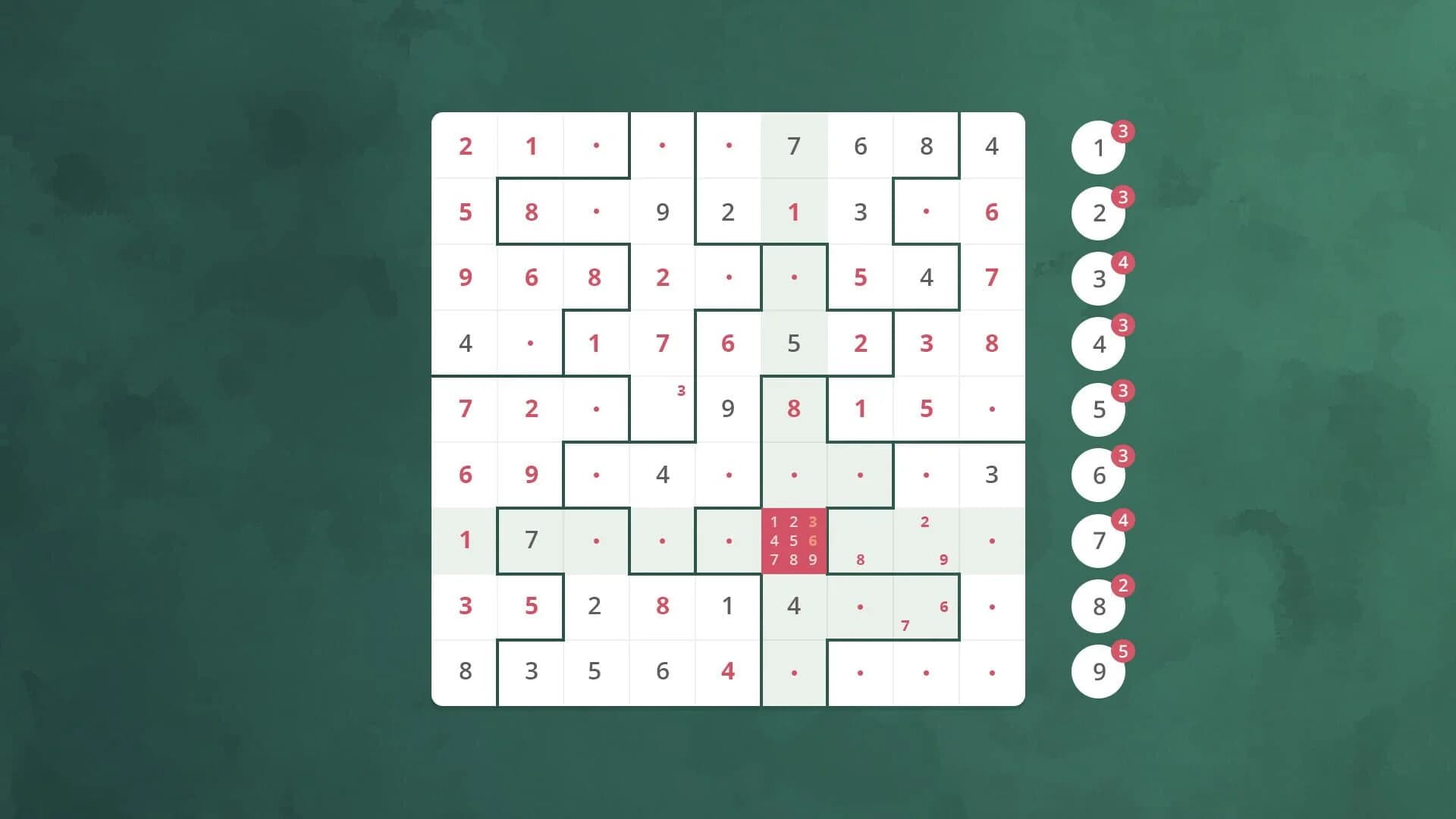 Sudoku Jigsaw screenshot 5