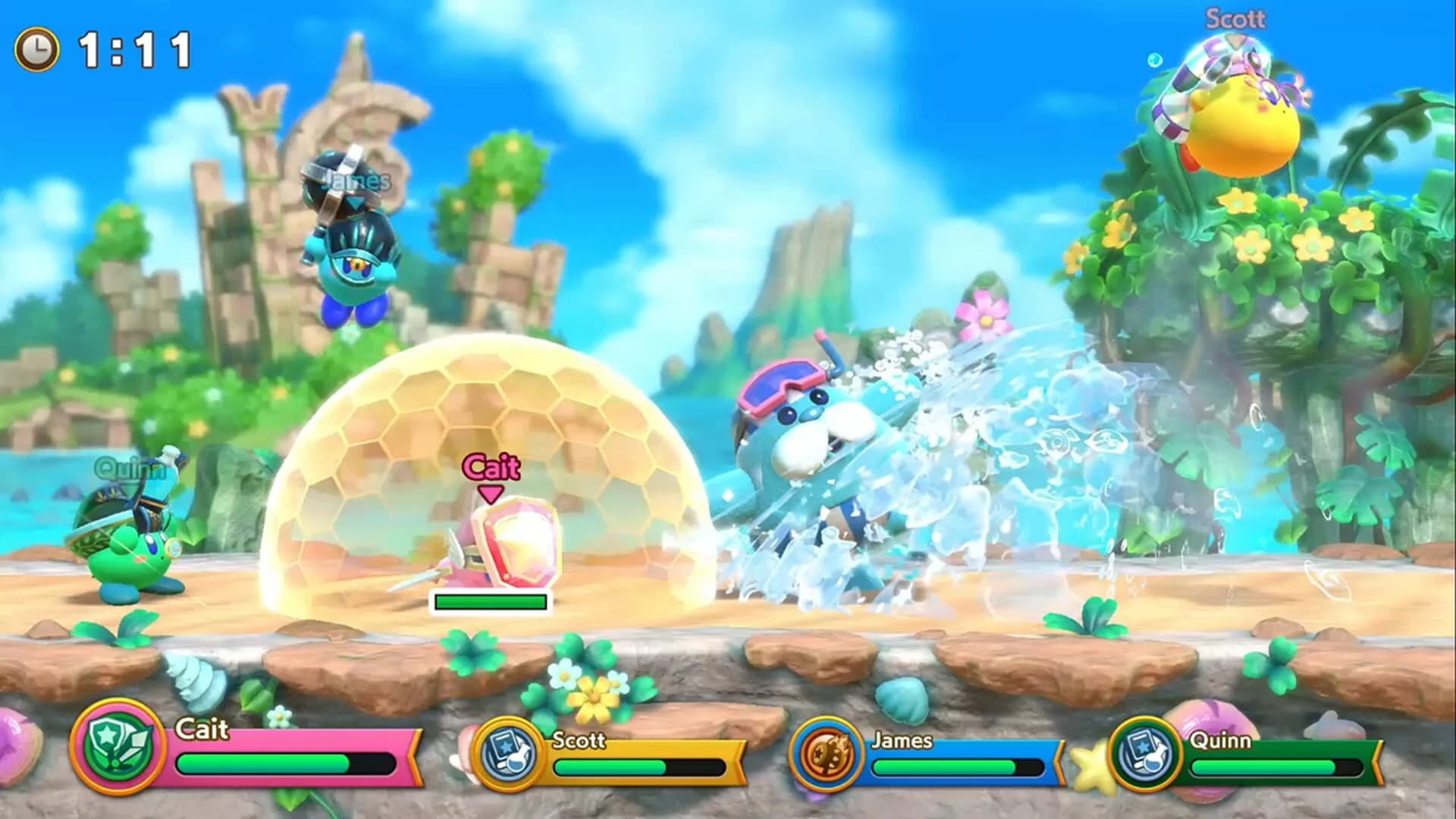 Super Kirby Clash screenshot 2