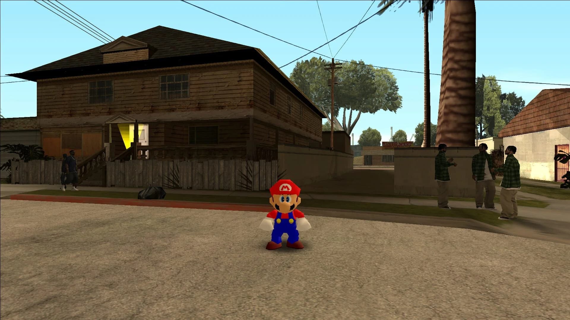 Super Mario 64 in GTA San Andreas screenshot 1