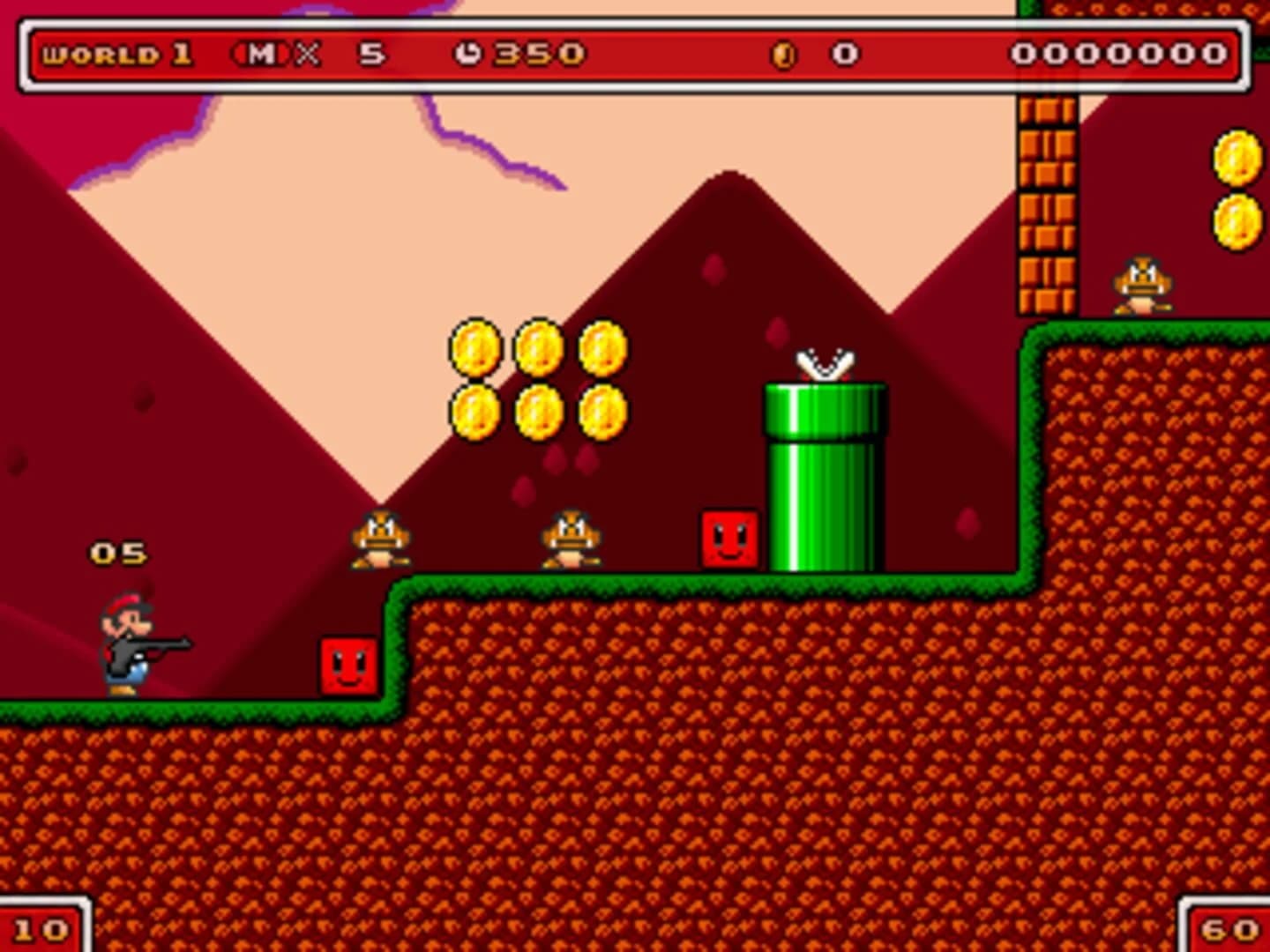 Super Mario Bros.: Crimson Hours screenshot 1