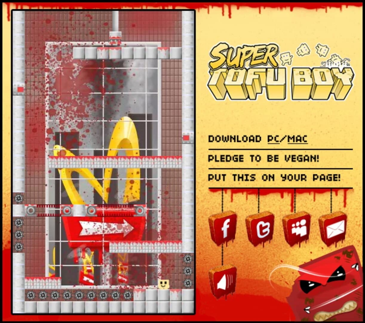 Super Tofu Boy screenshot 1