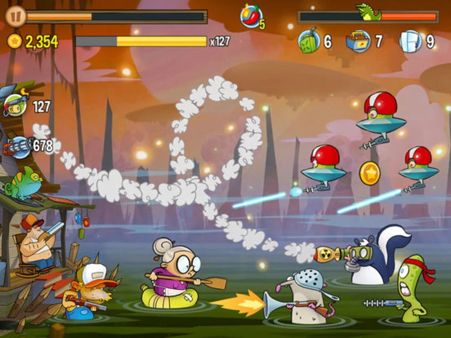 Swamp Attack screenshot 4