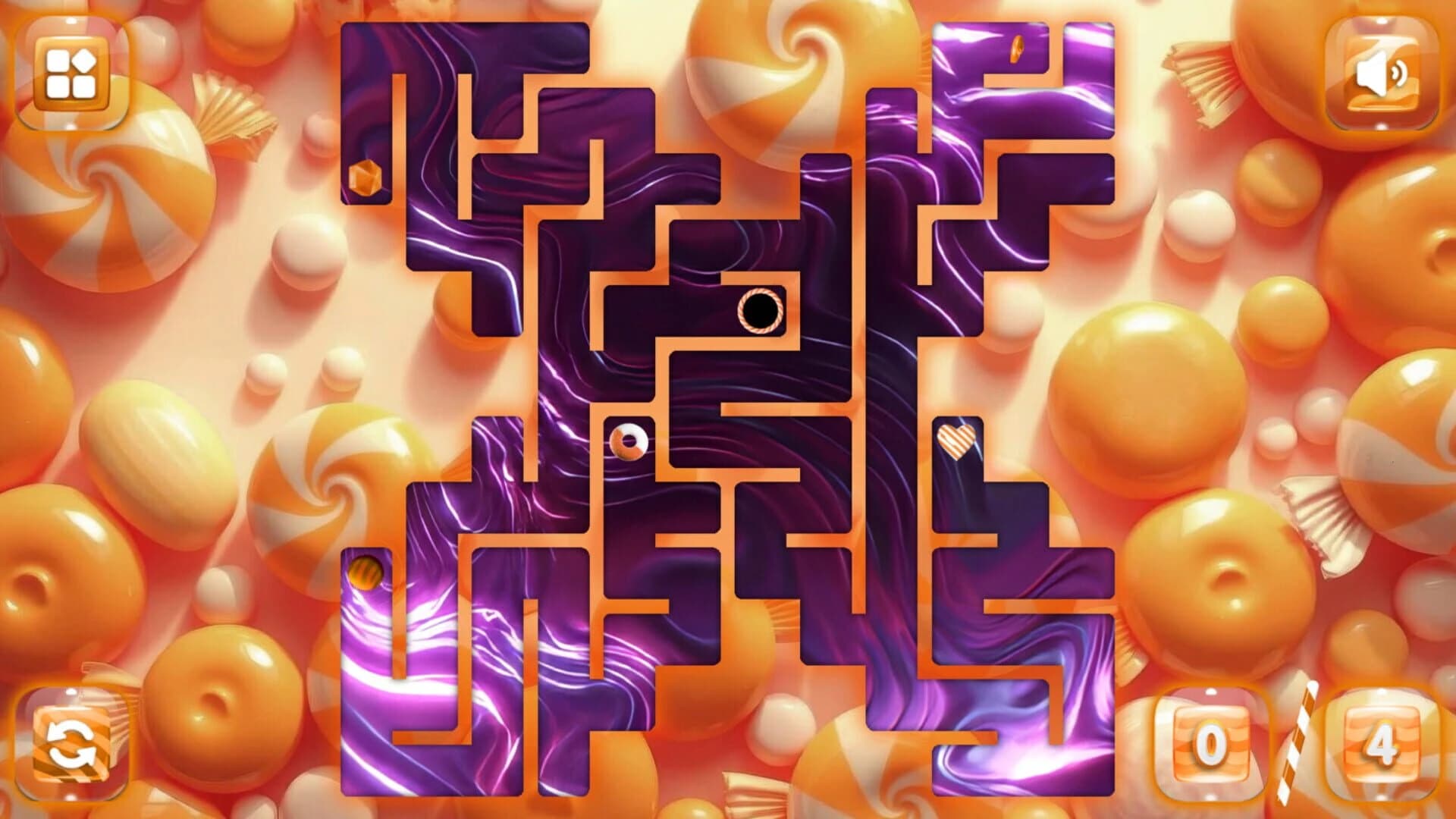 Sweetie Candy Maze: Orange screenshot 3