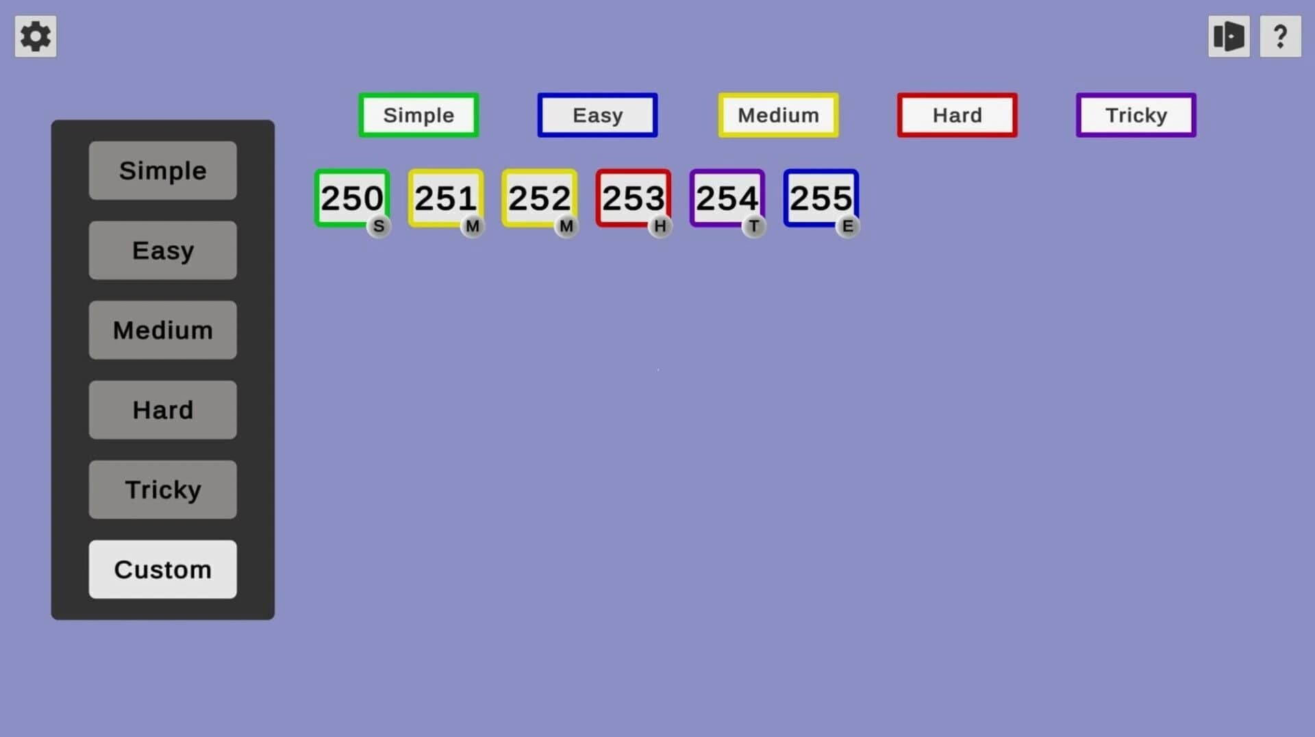 Symbol Sudoku screenshot 1