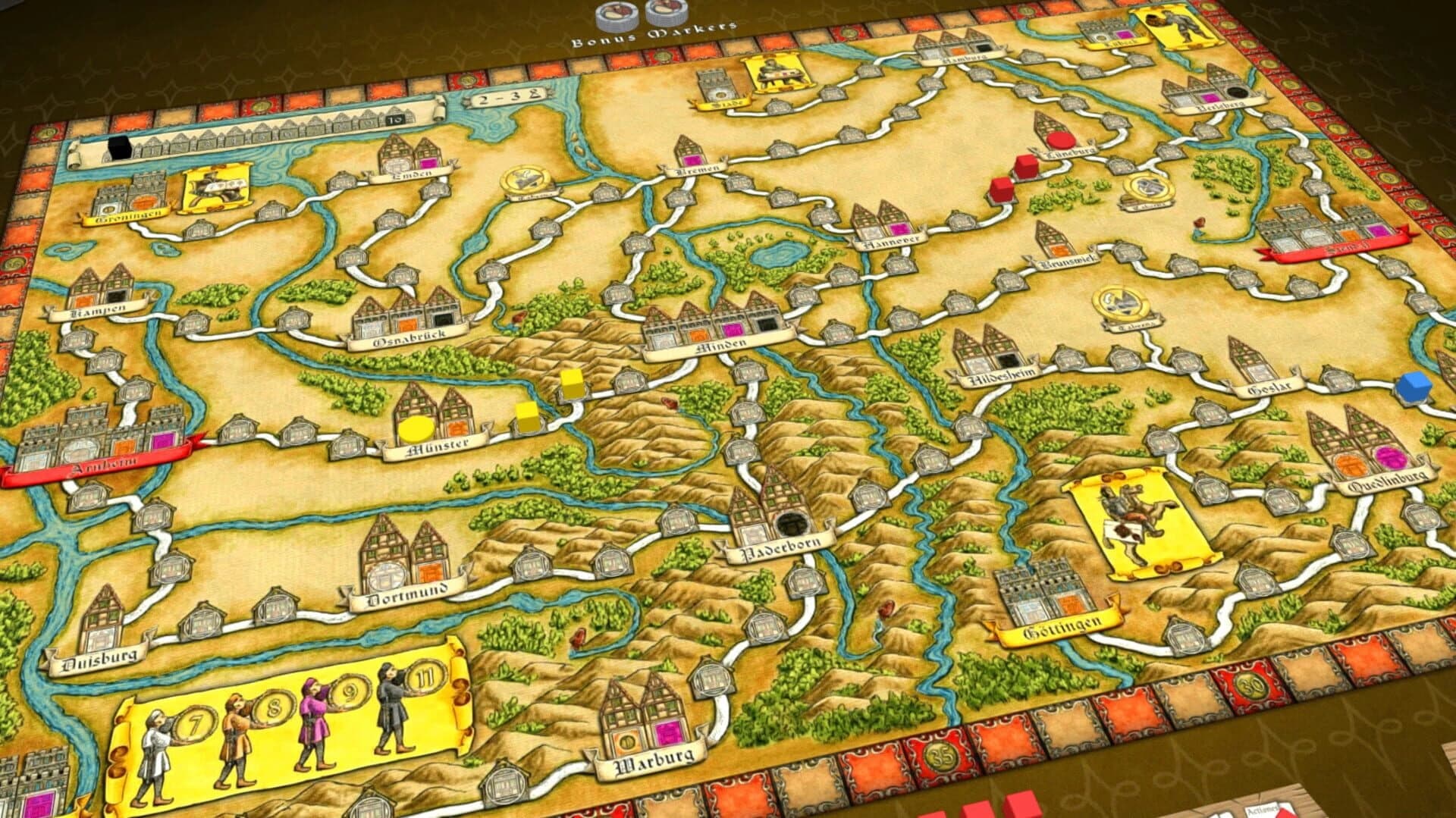 Tabletopia: Hansa Teutonica + Expansions screenshot 4