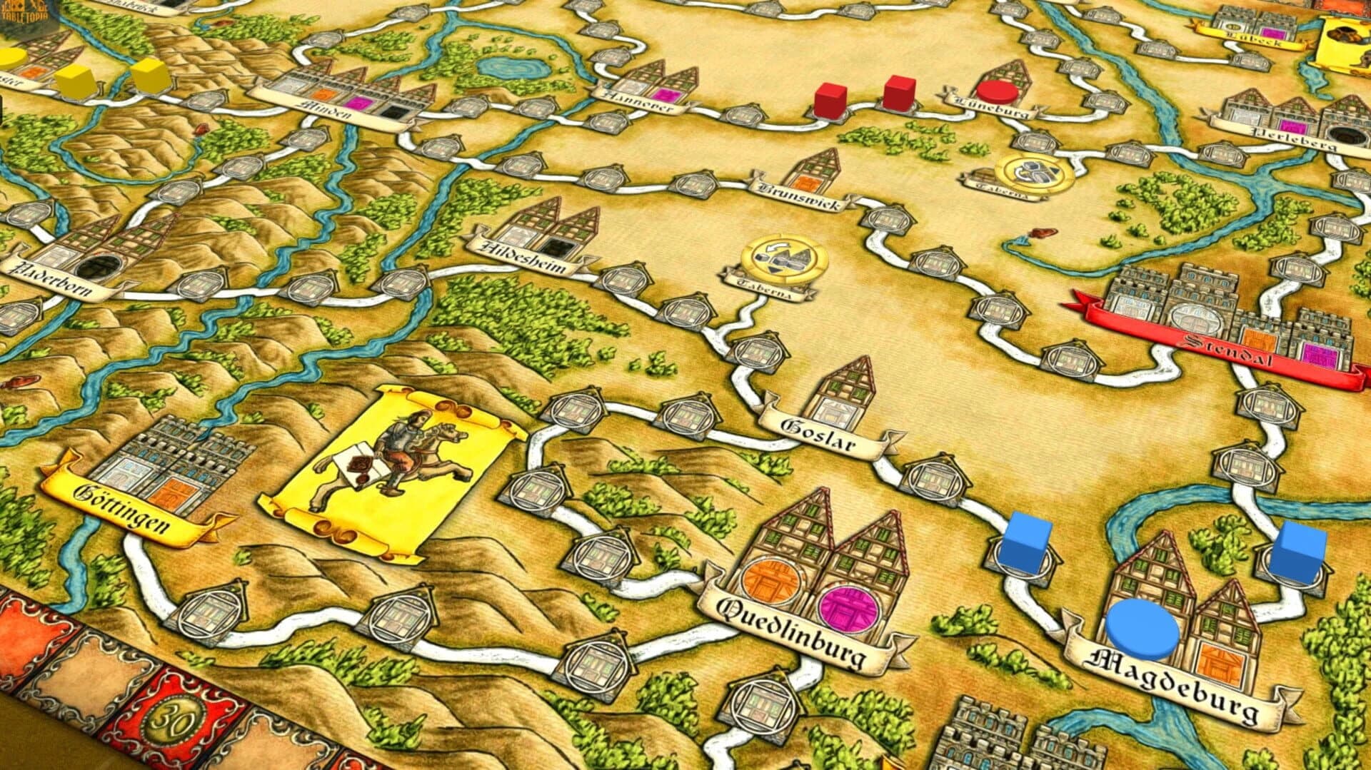 Tabletopia: Hansa Teutonica + Expansions screenshot 3
