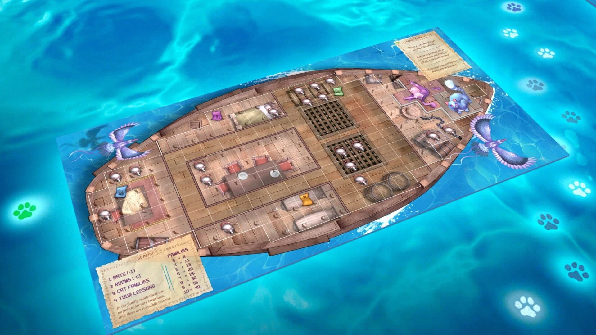Tabletopia: The Isle of Cats screenshot 3