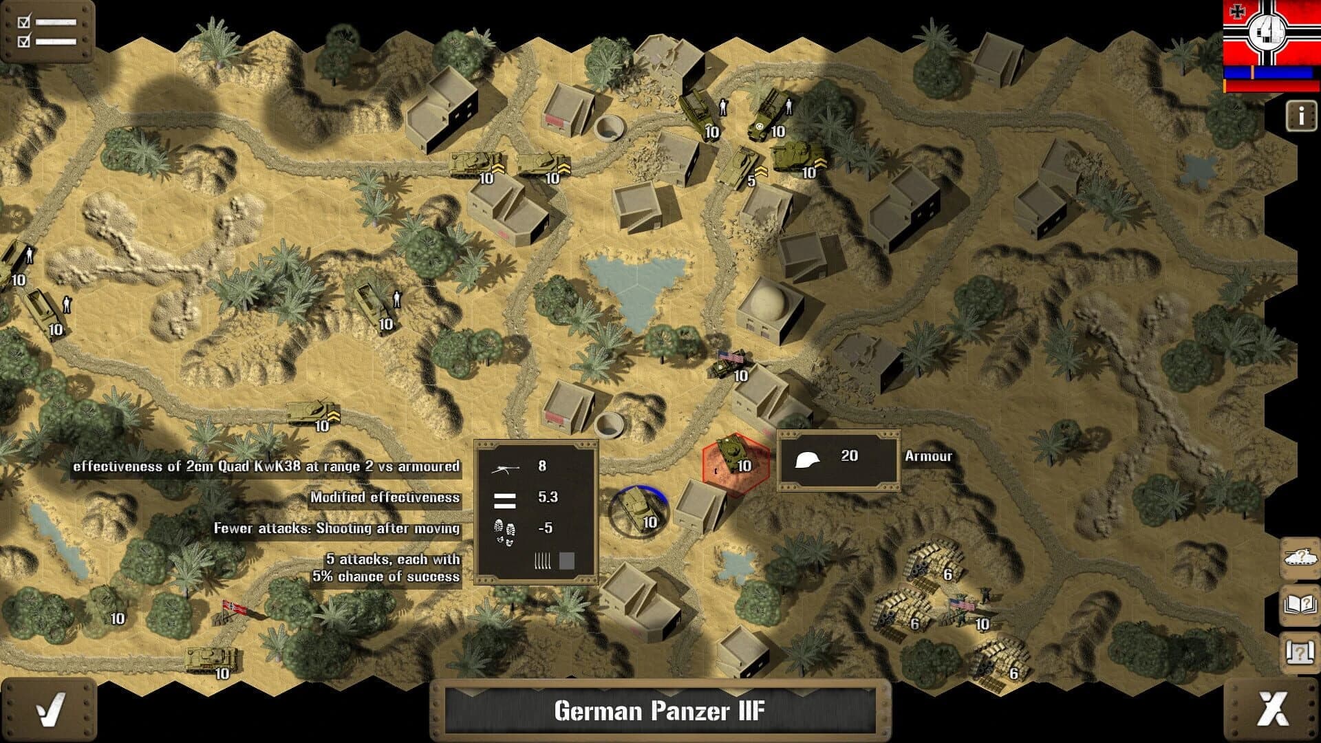 Tank Battle: North Africa screenshot 4